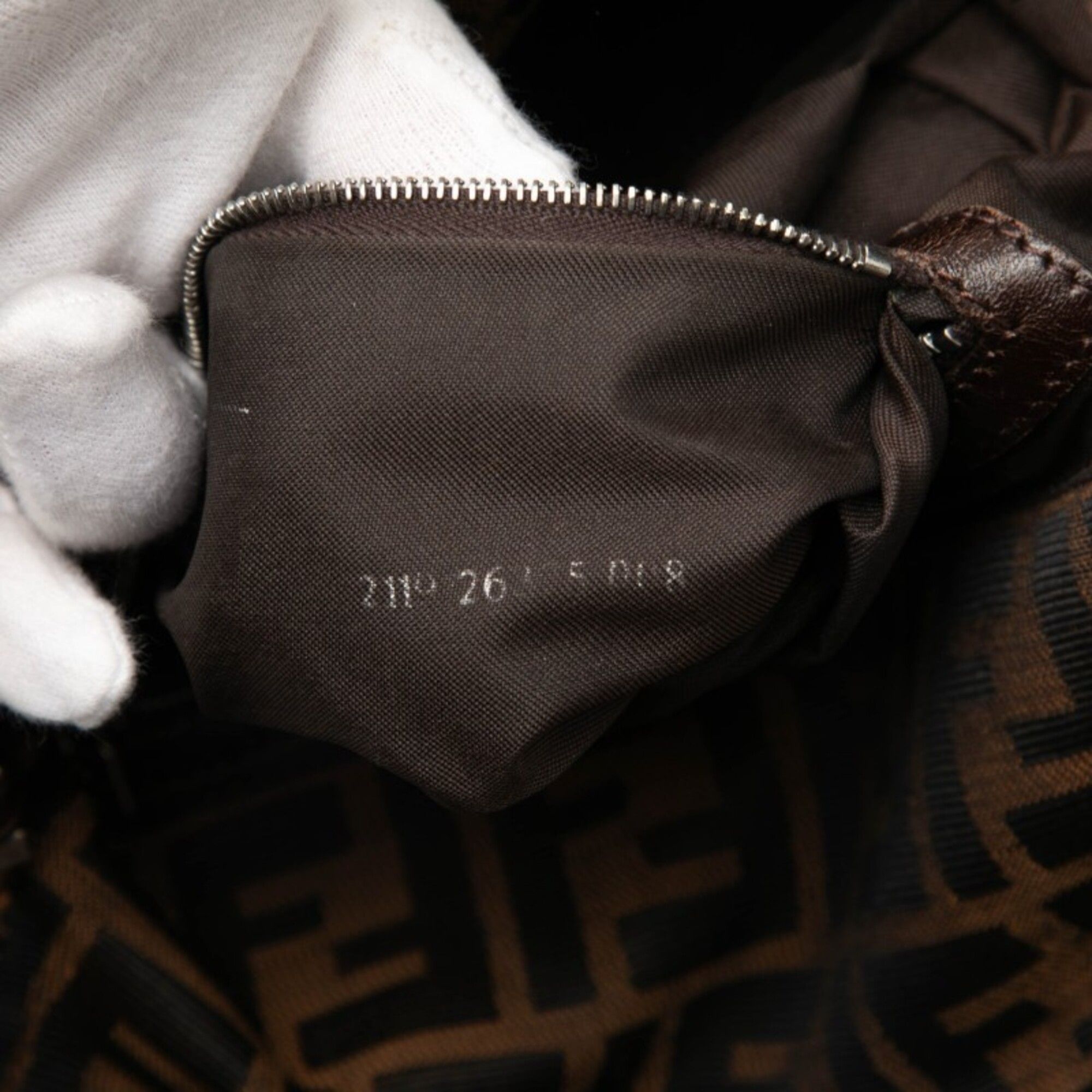 Canvas Leather Shoulder Bag (Pre-Owned) - Fendi - Modalova