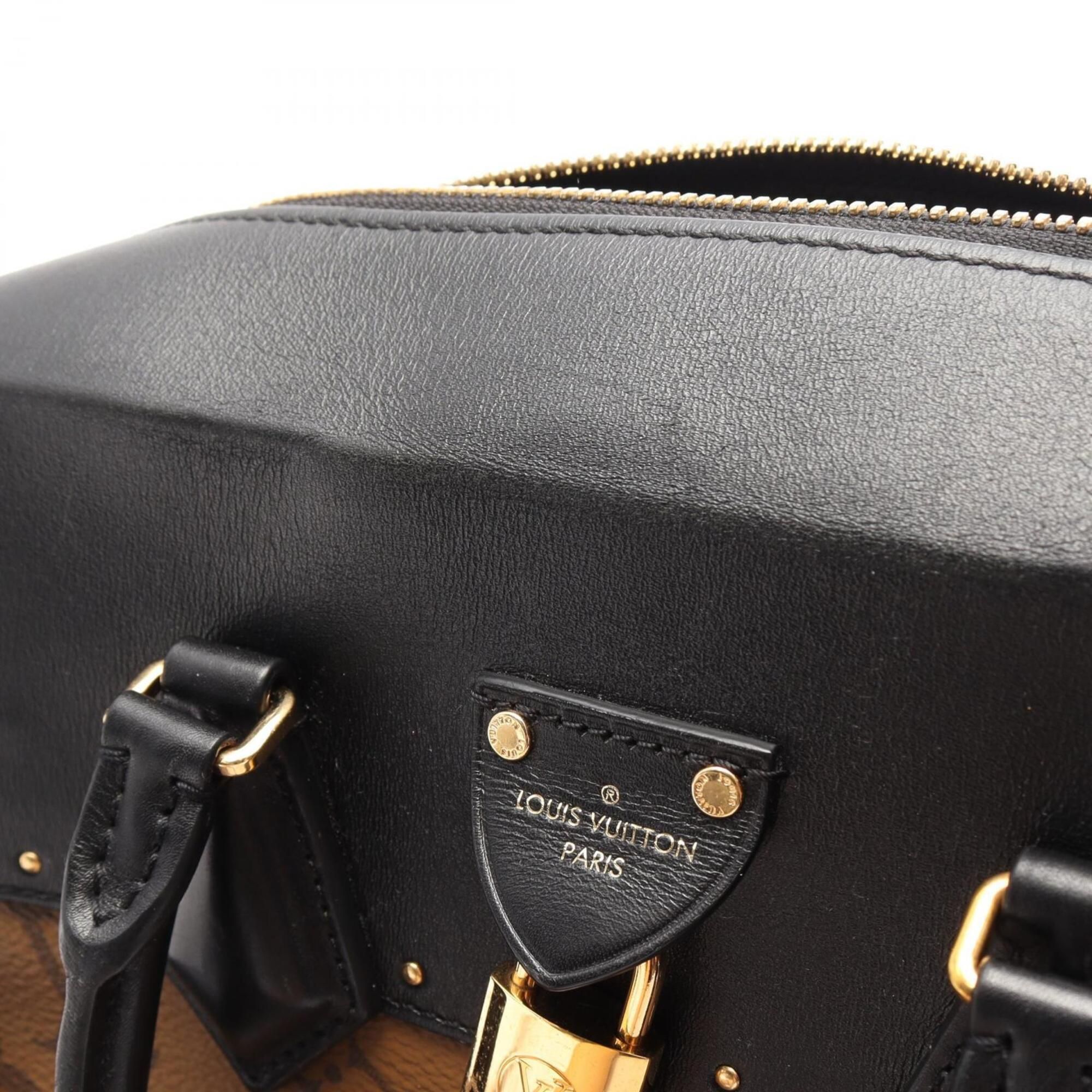 Coated Canvas Monogram Reverse Leather Handbag (Pre-Owned) - Louis Vuitton - Modalova