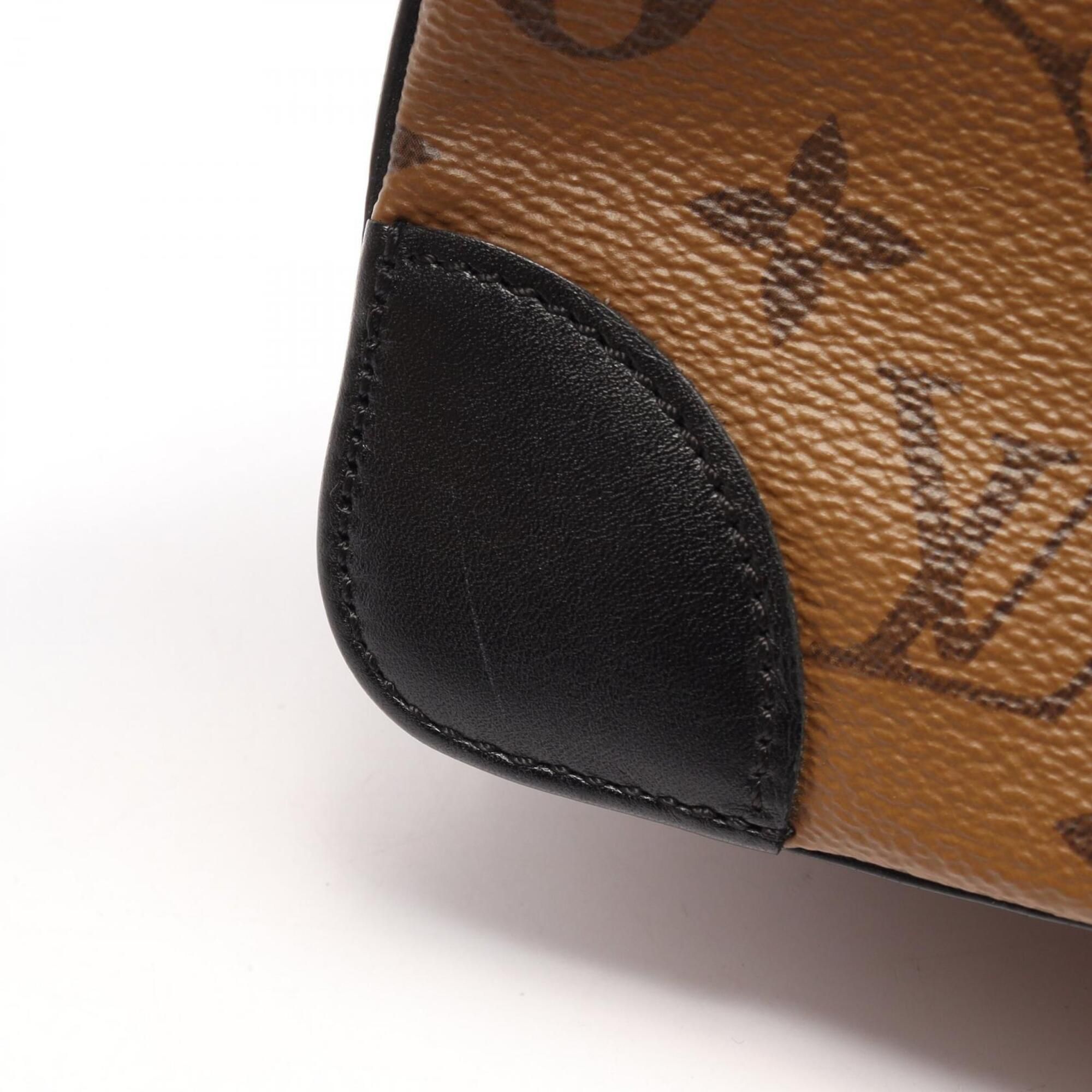 Coated Canvas Monogram Reverse Leather Handbag (Pre-Owned) - Louis Vuitton - Modalova