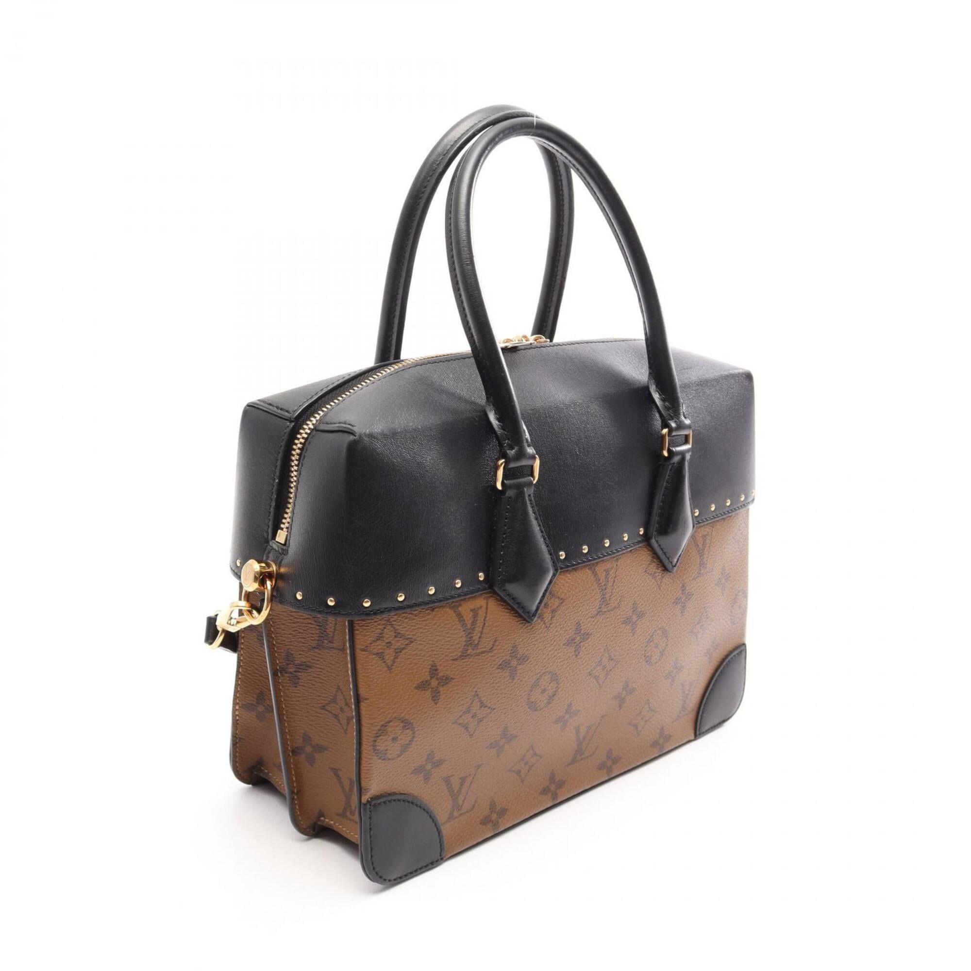 Coated Canvas Monogram Reverse Leather Handbag (Pre-Owned) - Louis Vuitton - Modalova