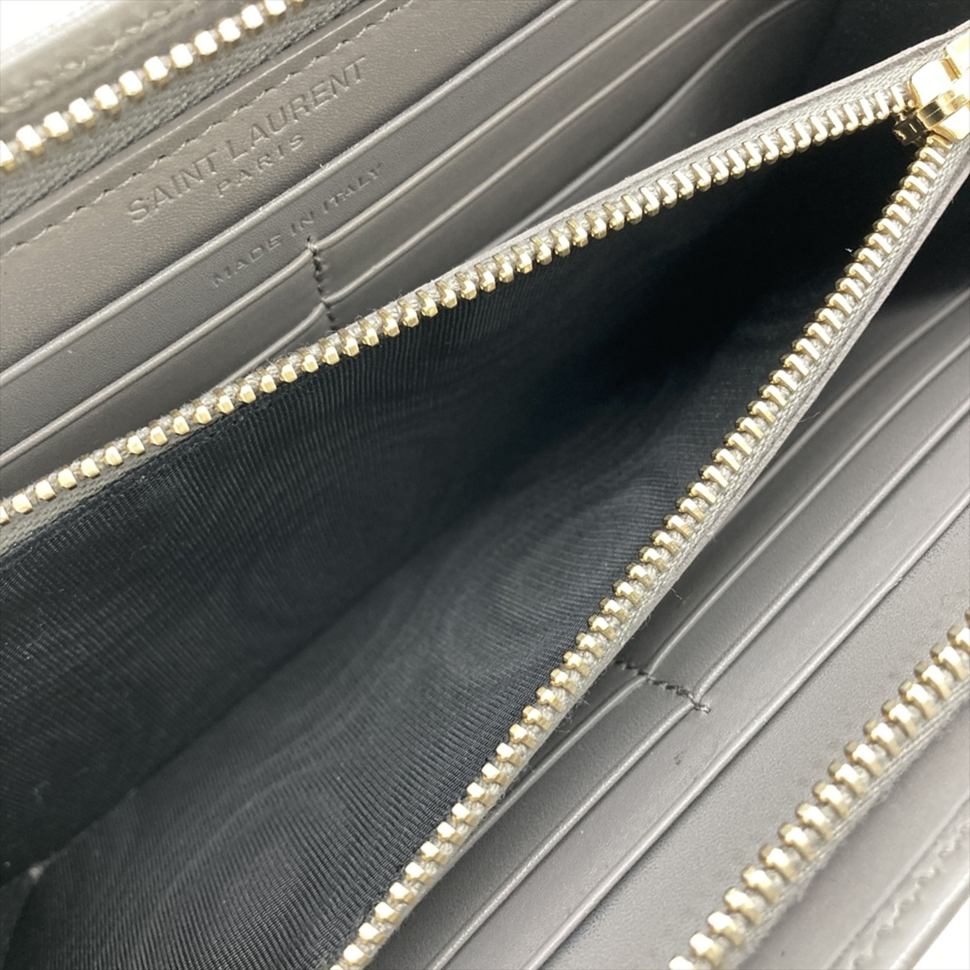 Leather Long Wallet (Bi-Fold) (Pre-Owned) - Saint Laurent - Modalova