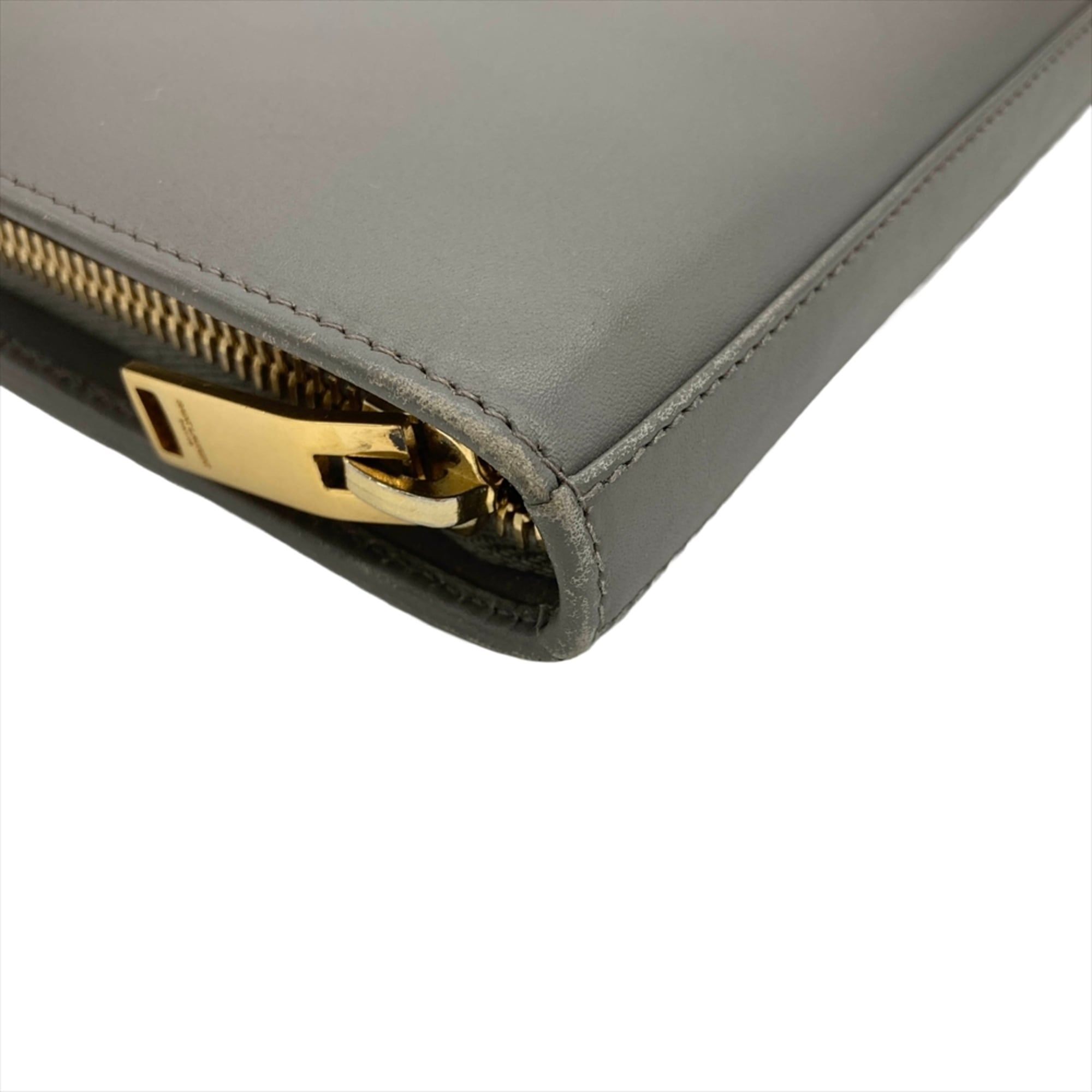 Leather Long Wallet (Bi-Fold) (Pre-Owned) - Saint Laurent - Modalova
