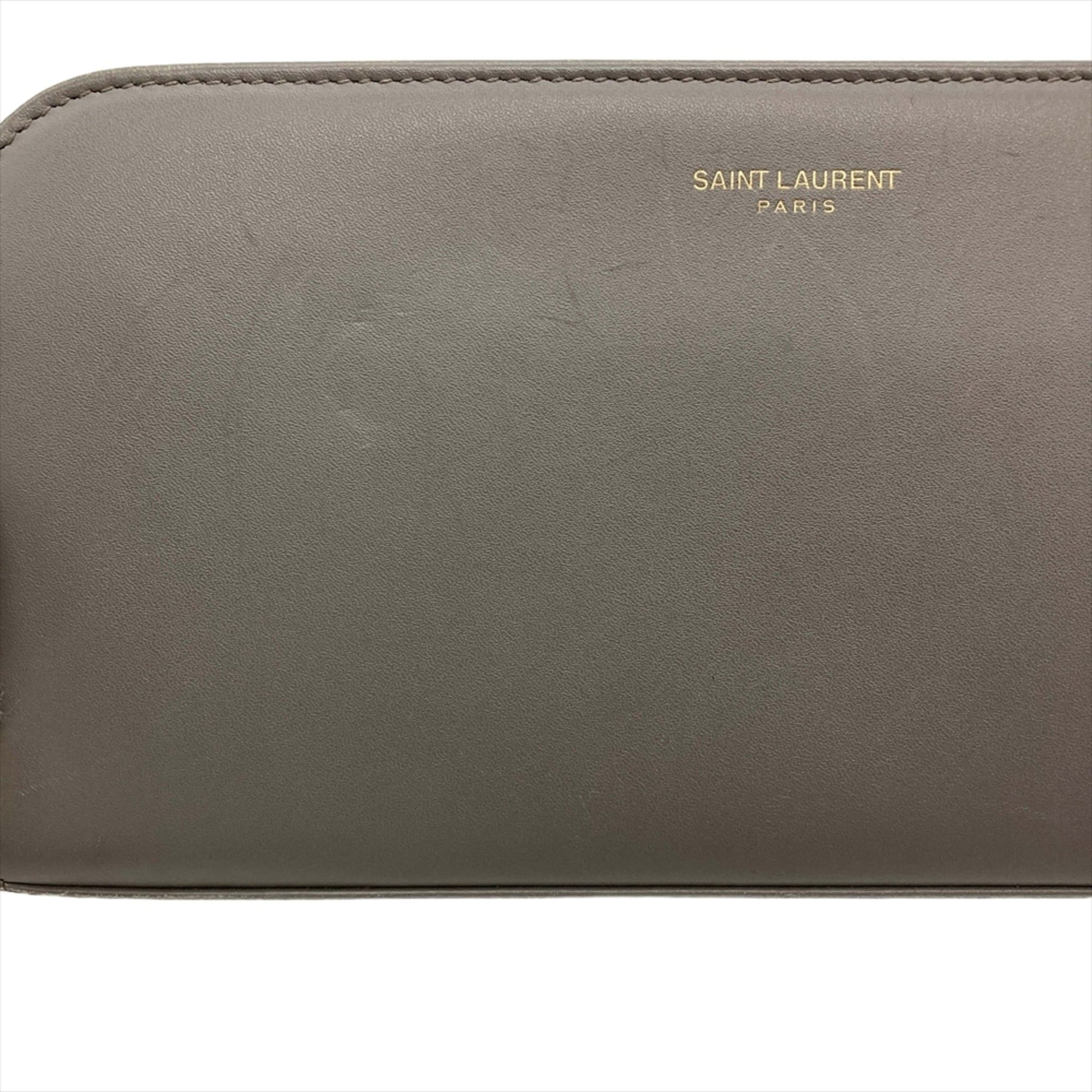 Leather Long Wallet (Bi-Fold) (Pre-Owned) - Saint Laurent - Modalova