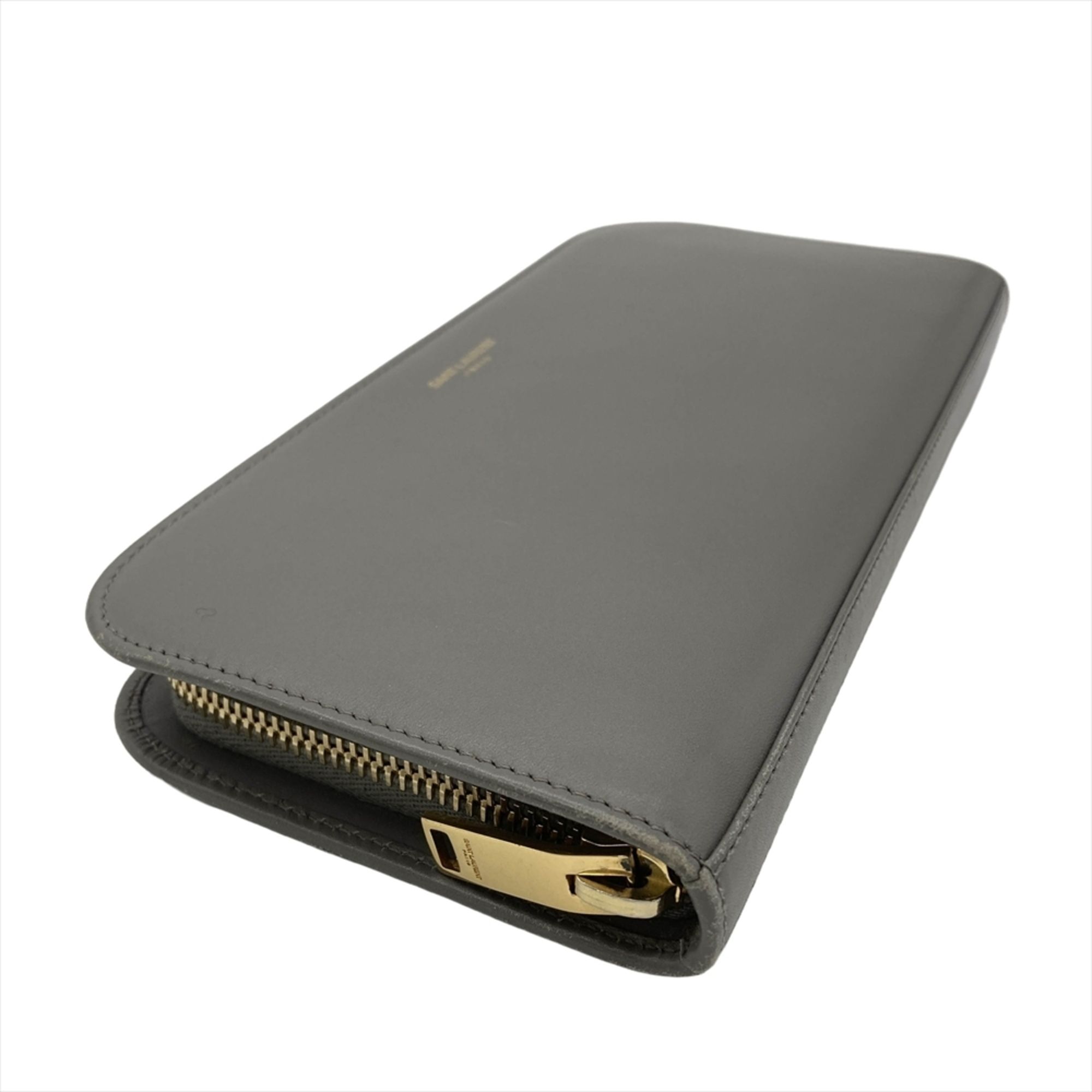 Leather Long Wallet (Bi-Fold) (Pre-Owned) - Saint Laurent - Modalova
