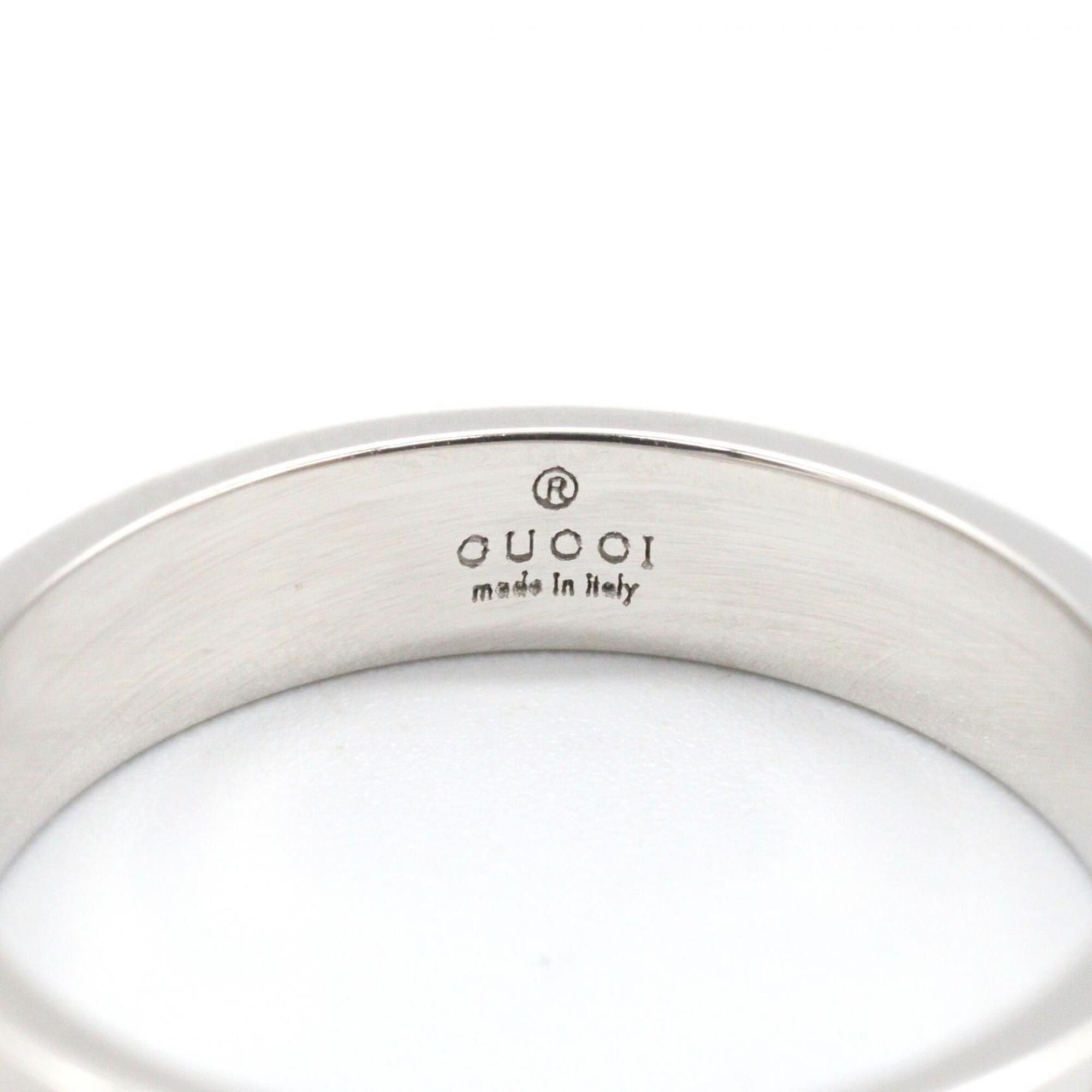 White Gold (18K) Band Ring (Pre-Owned) - Gucci - Modalova