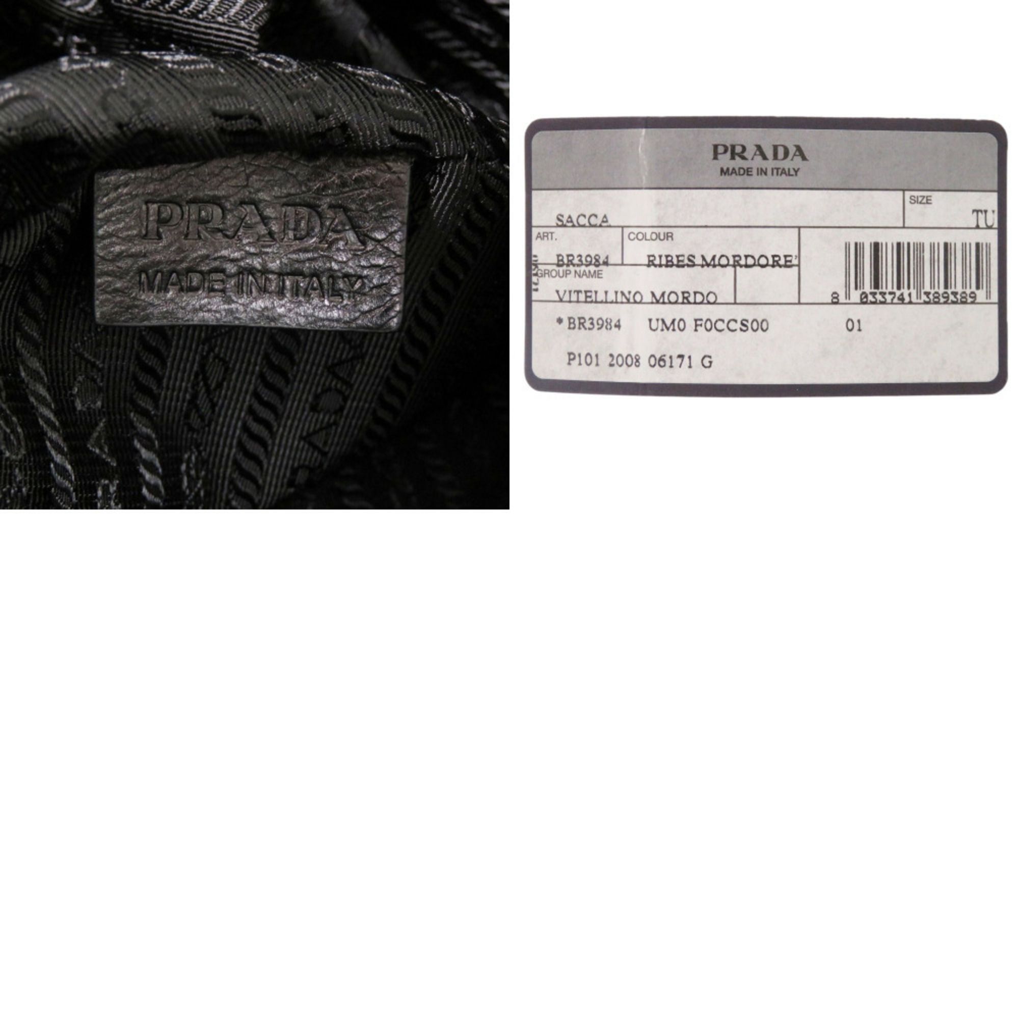 Leather Handbag (Pre-Owned) - Prada - Modalova