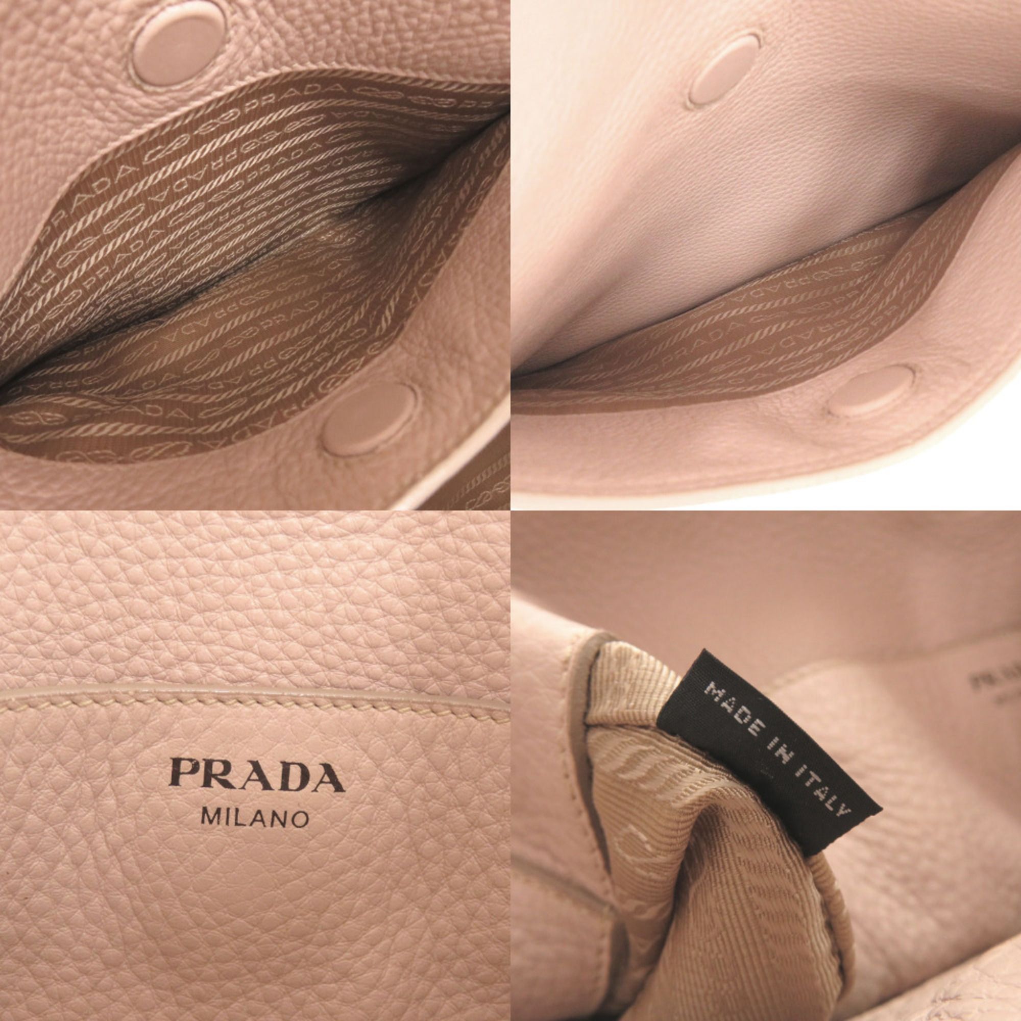 Leather Shoulder Bag (Pre-Owned) - Prada - Modalova
