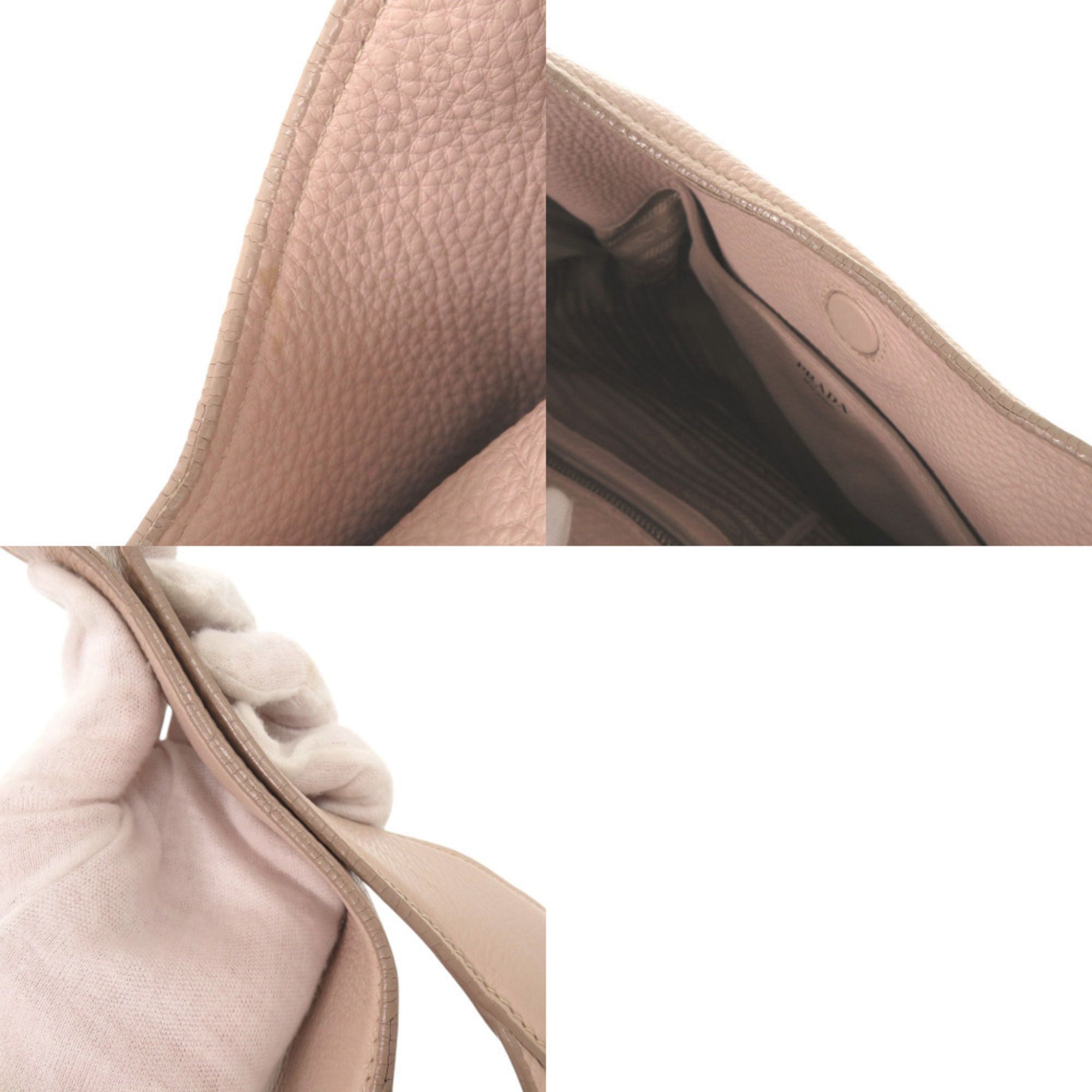 Leather Shoulder Bag (Pre-Owned) - Prada - Modalova