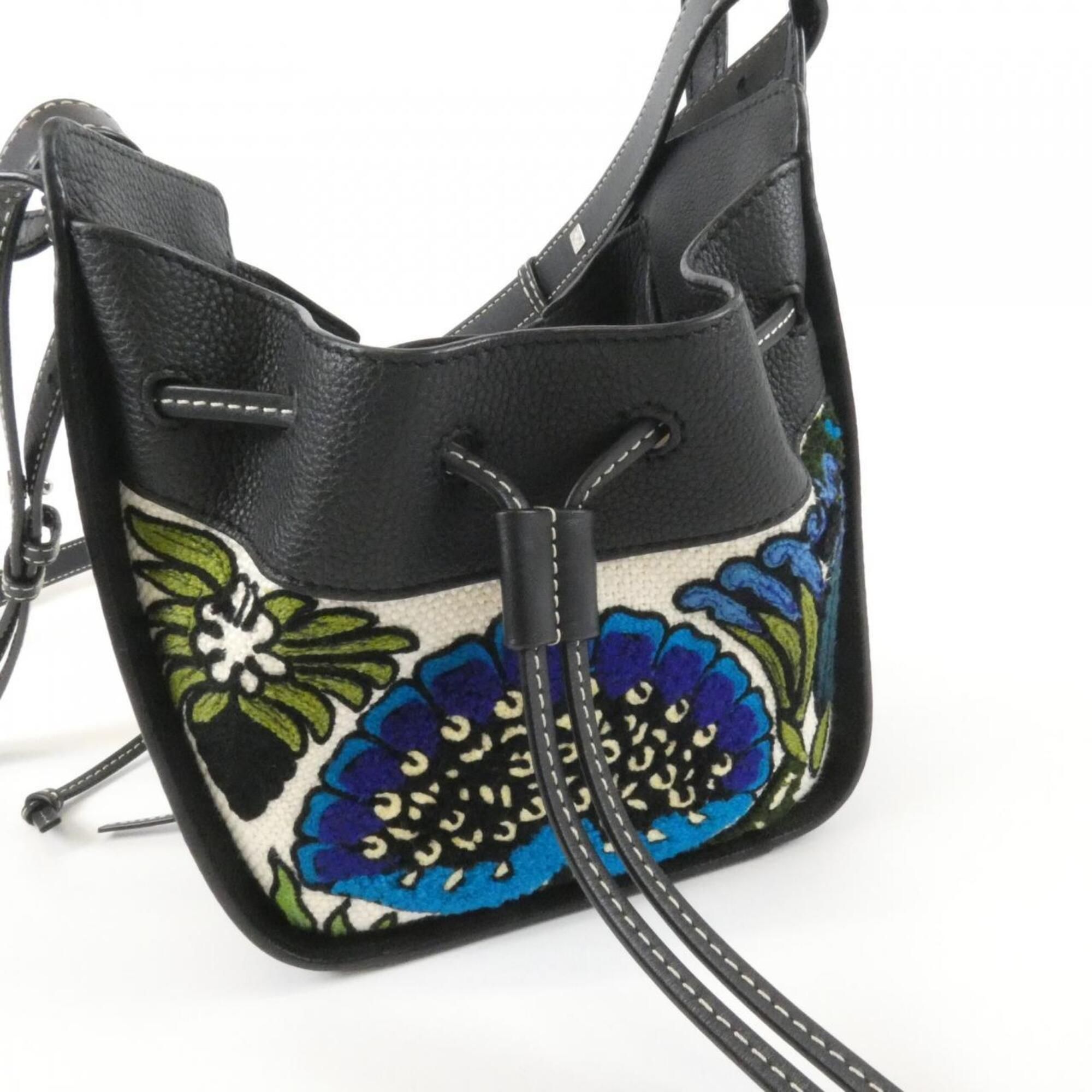 Canvas Leather Shoulder Bag (Pre-Owned) - Loewe - Modalova