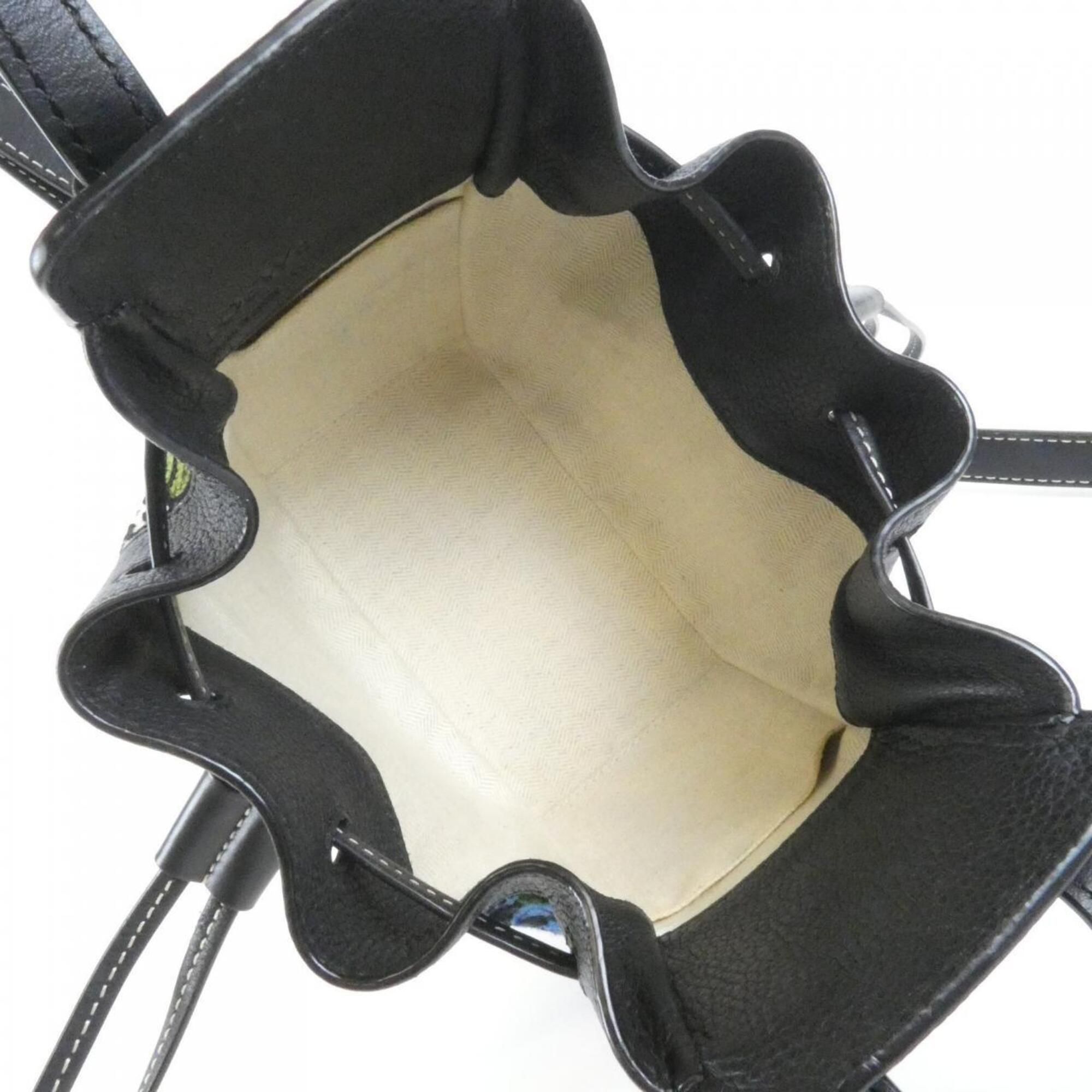 Canvas Leather Shoulder Bag (Pre-Owned) - Loewe - Modalova