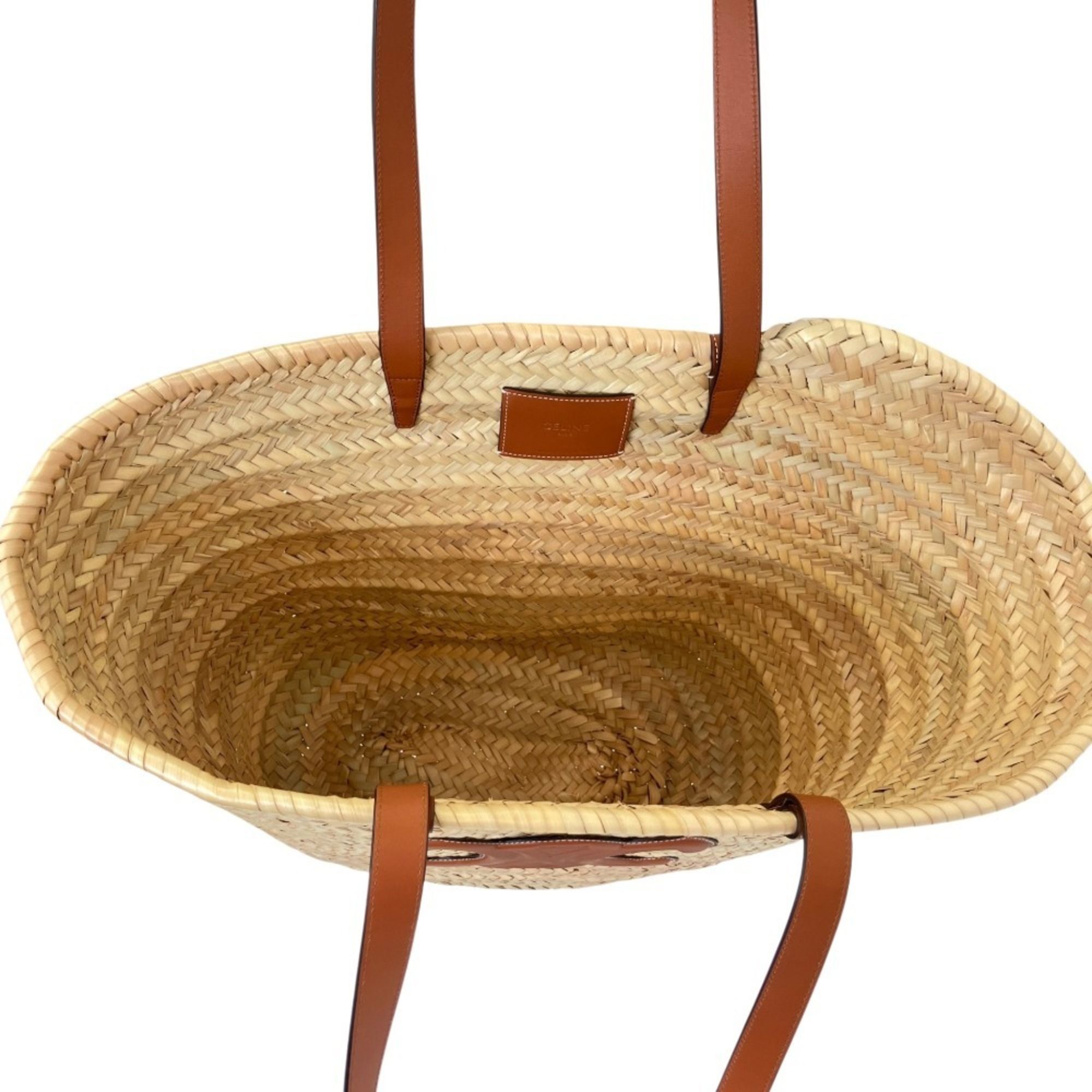 Raffia Leather Basket (Pre-Owned) - Celine - Modalova