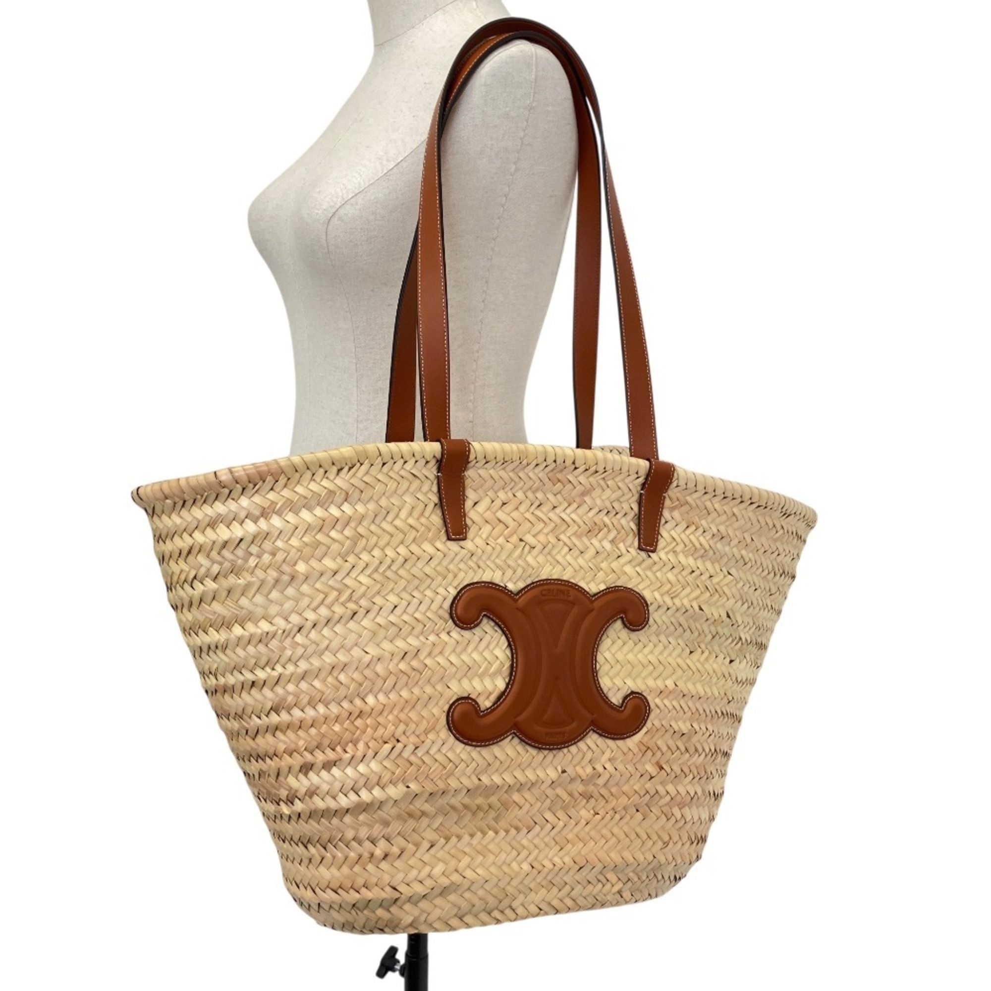 Raffia Leather Basket (Pre-Owned) - Celine - Modalova