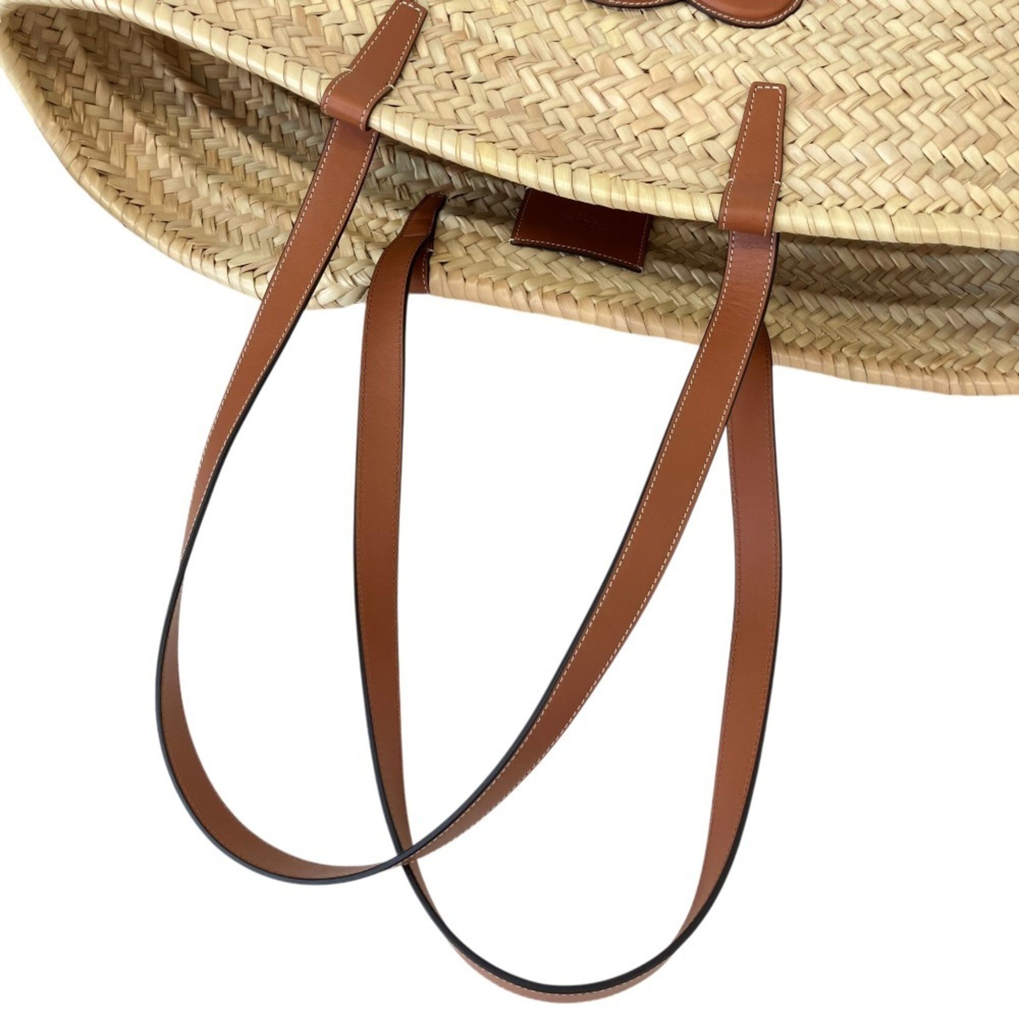 Raffia Leather Basket (Pre-Owned) - Celine - Modalova