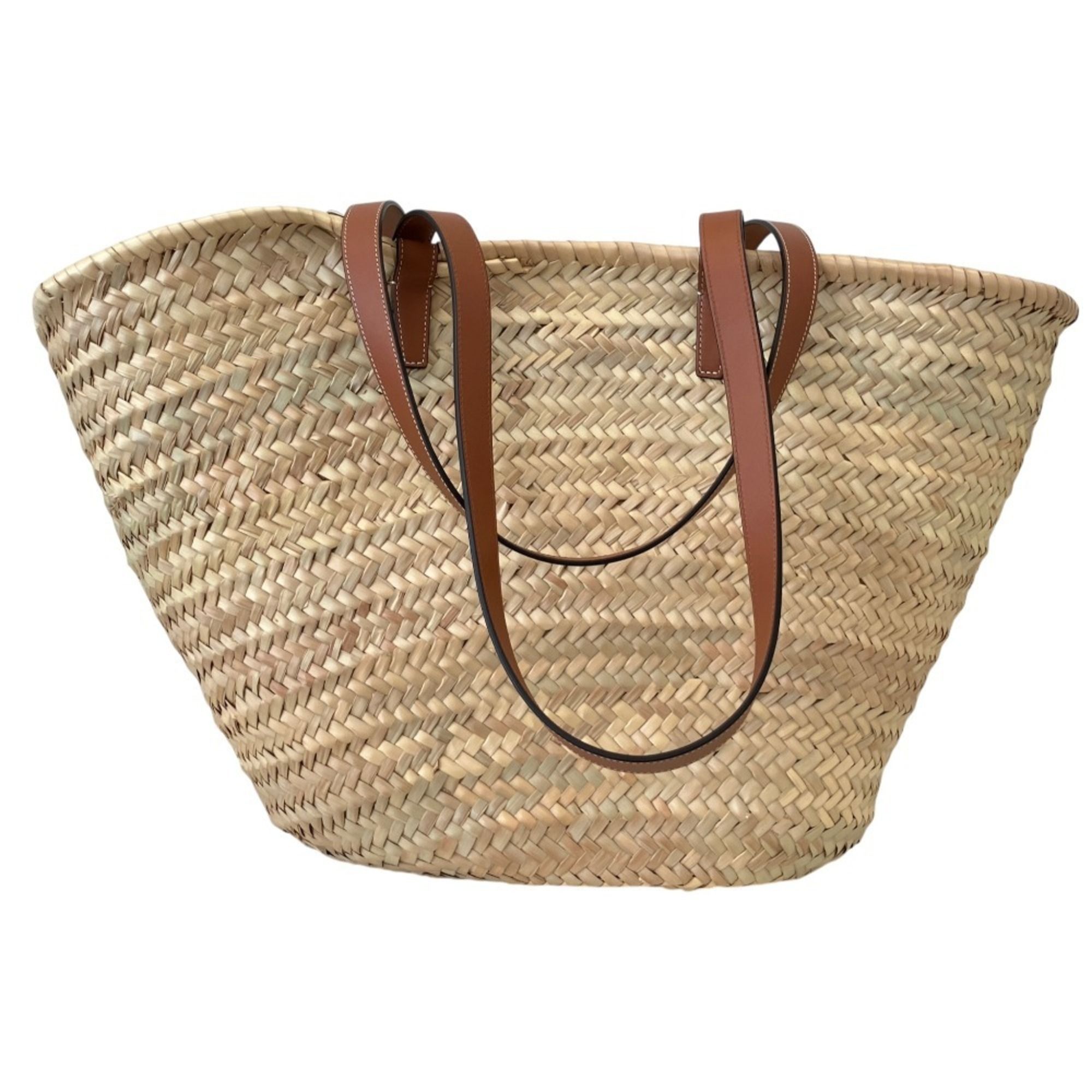 Raffia Leather Basket (Pre-Owned) - Celine - Modalova