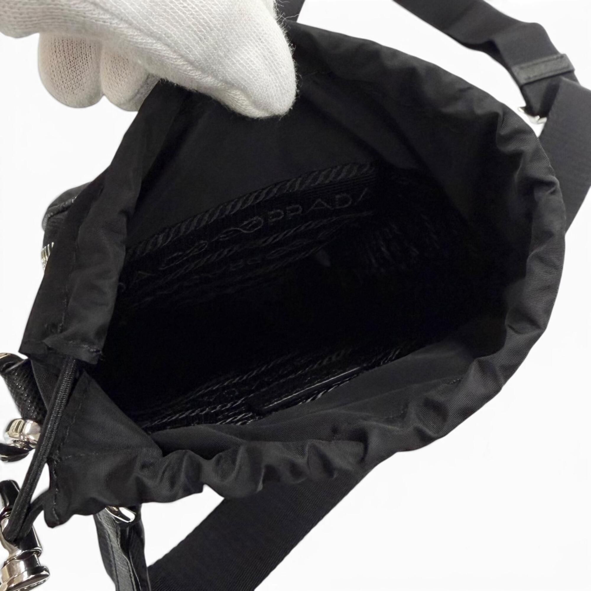 Nylon Leather Shoulder Bag (Pre-Owned) - Prada - Modalova