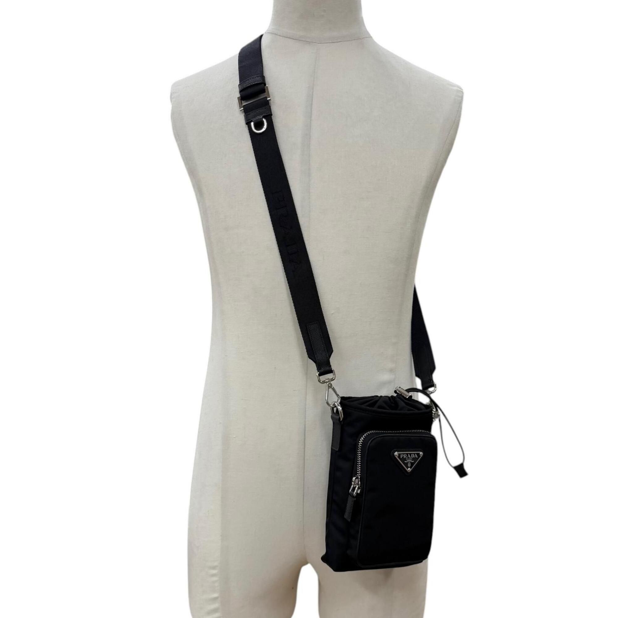 Nylon Leather Shoulder Bag (Pre-Owned) - Prada - Modalova