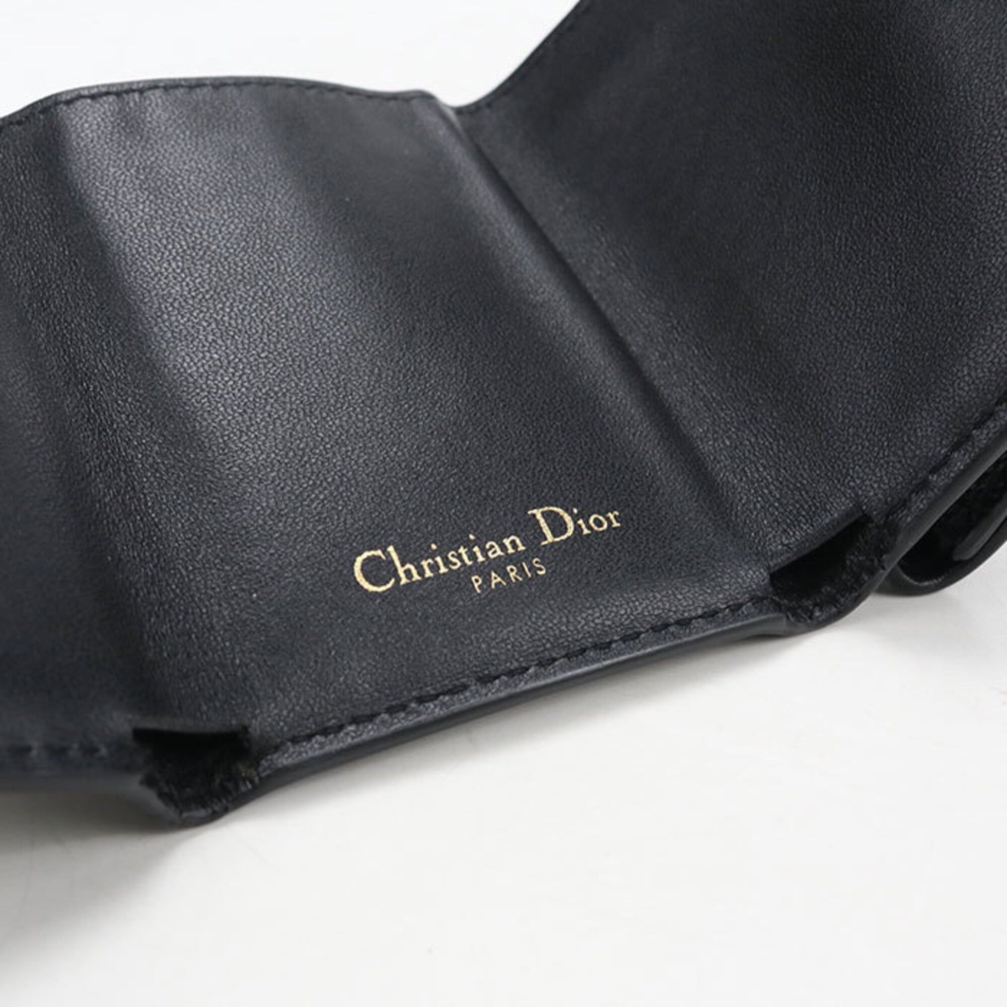 Leather Wallet (Tri-Fold) (Pre-Owned) - Christian Dior - Modalova