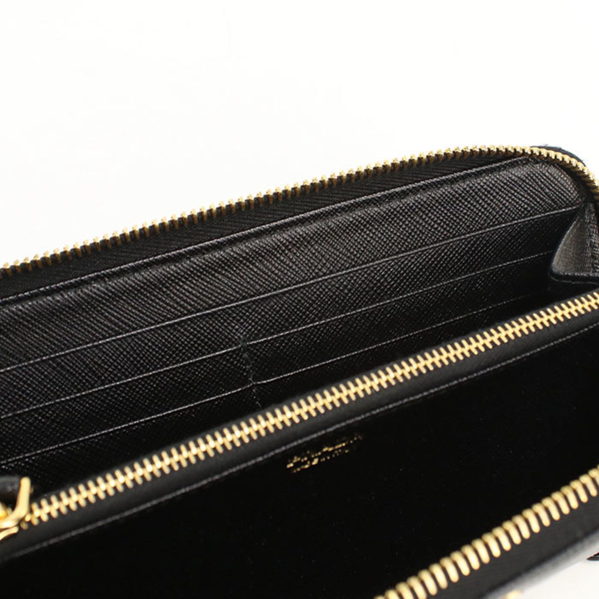 Leather Long Wallet (Bi-Fold) (Pre-Owned) - Prada - Modalova
