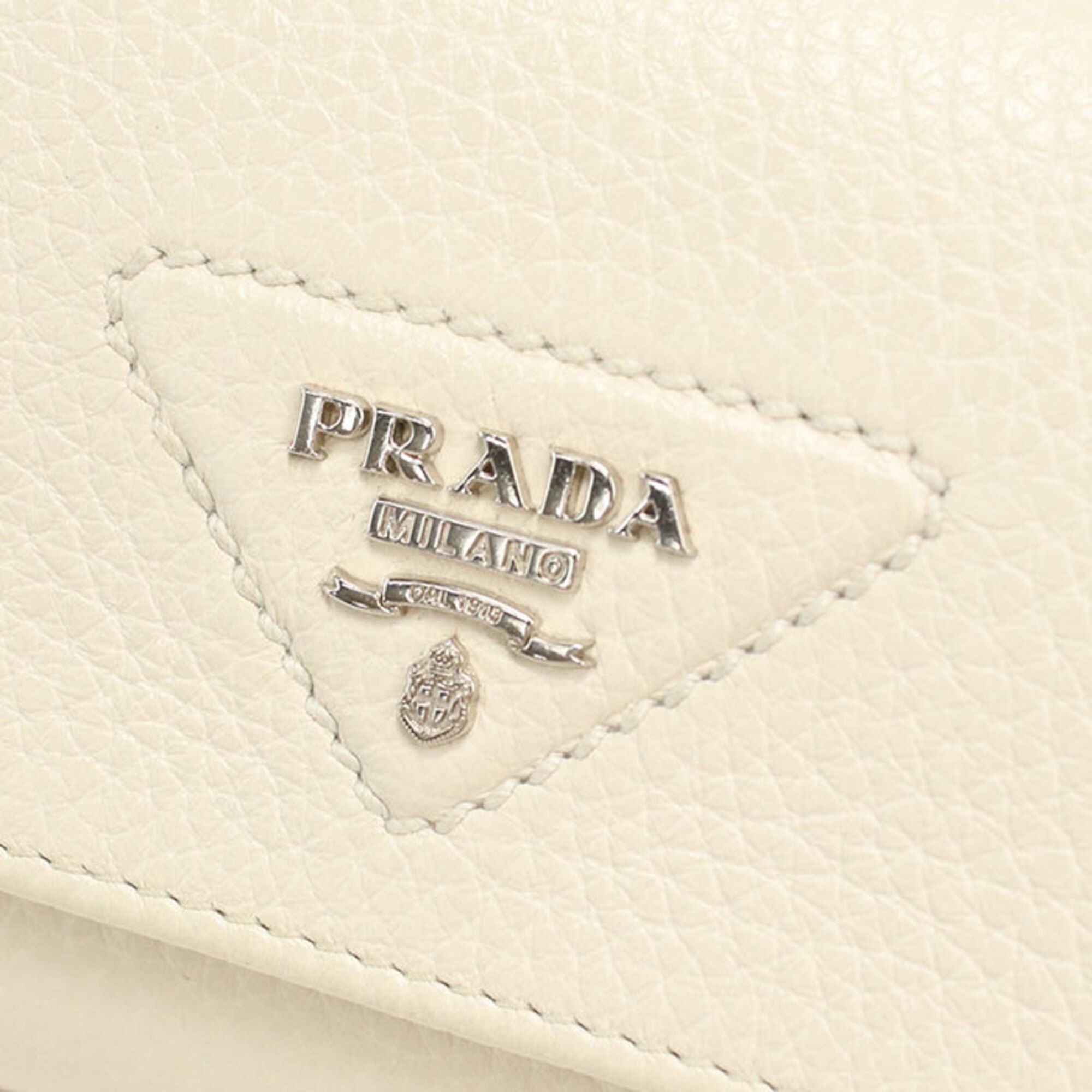 Leather Wallet (Tri-Fold) (Pre-Owned) - Prada - Modalova