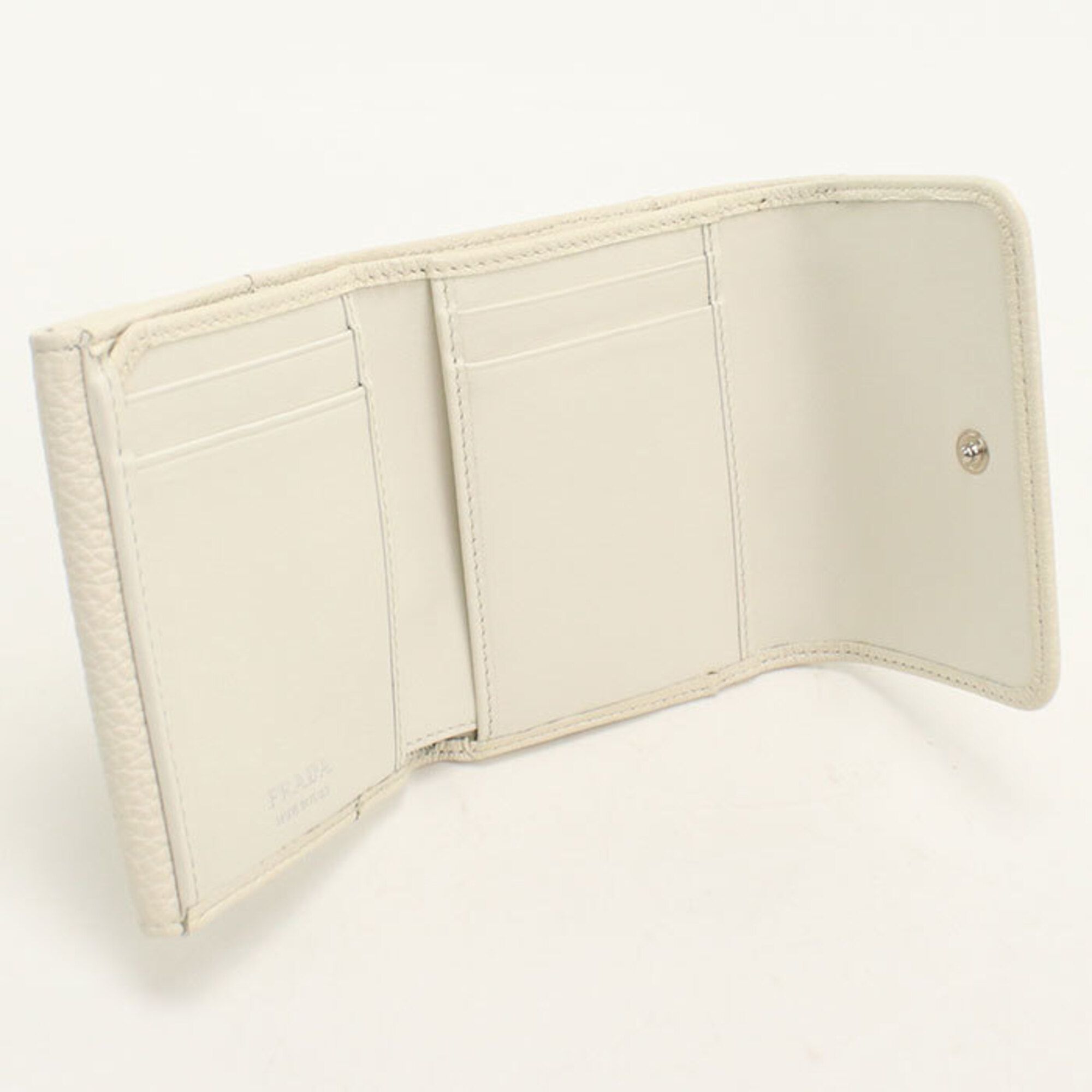 Leather Wallet (Tri-Fold) (Pre-Owned) - Prada - Modalova