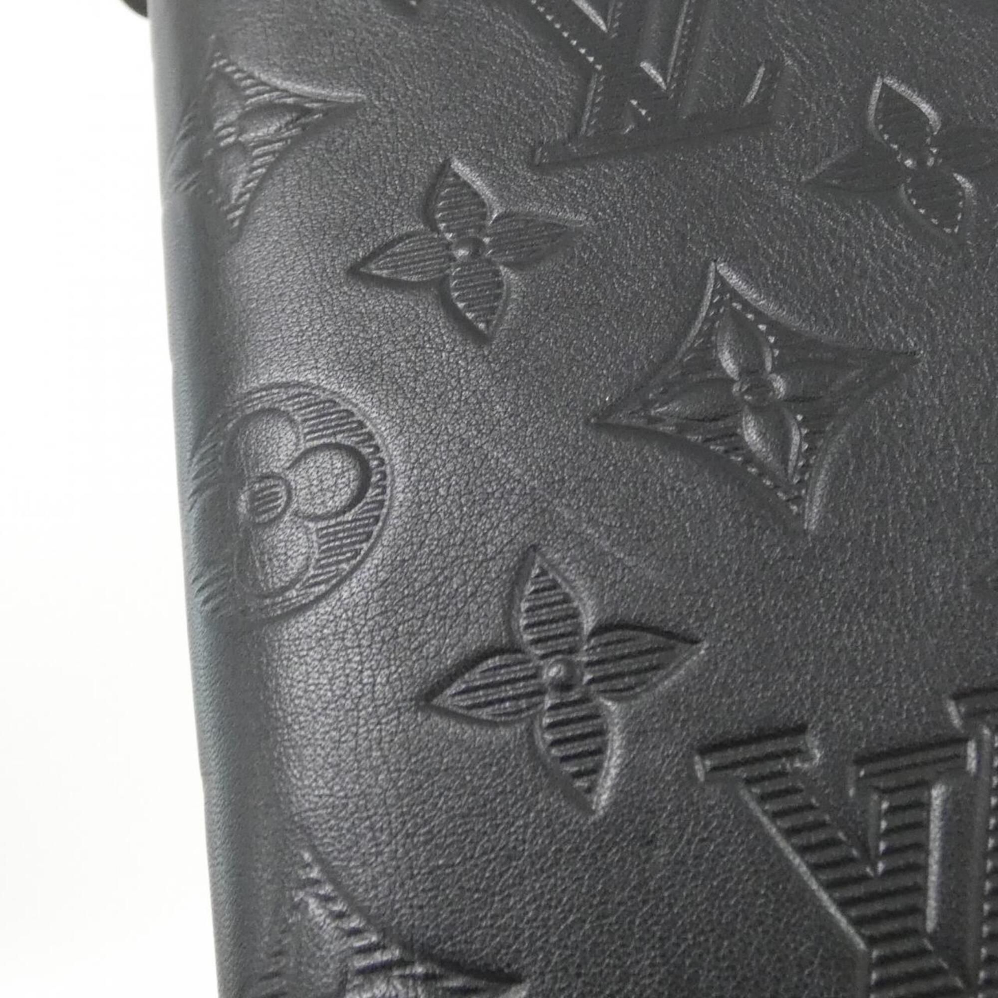 Monogram Shadow Leather Long Wallet (Bi-Fold) (Pre-Owned) - Louis Vuitton - Modalova