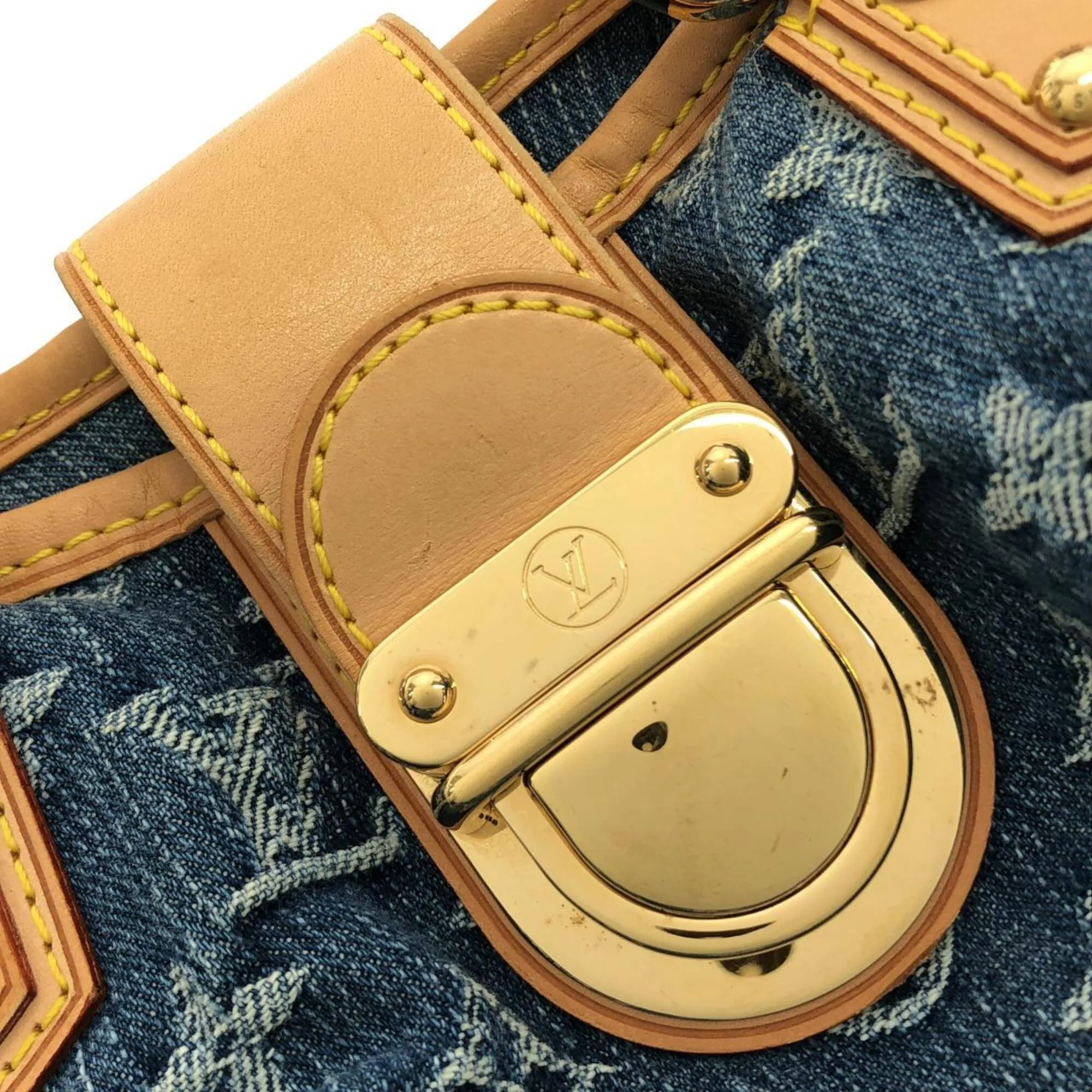 Monogram Denim Monogram Denim Handbag (Pre-Owned) - Louis Vuitton - Modalova