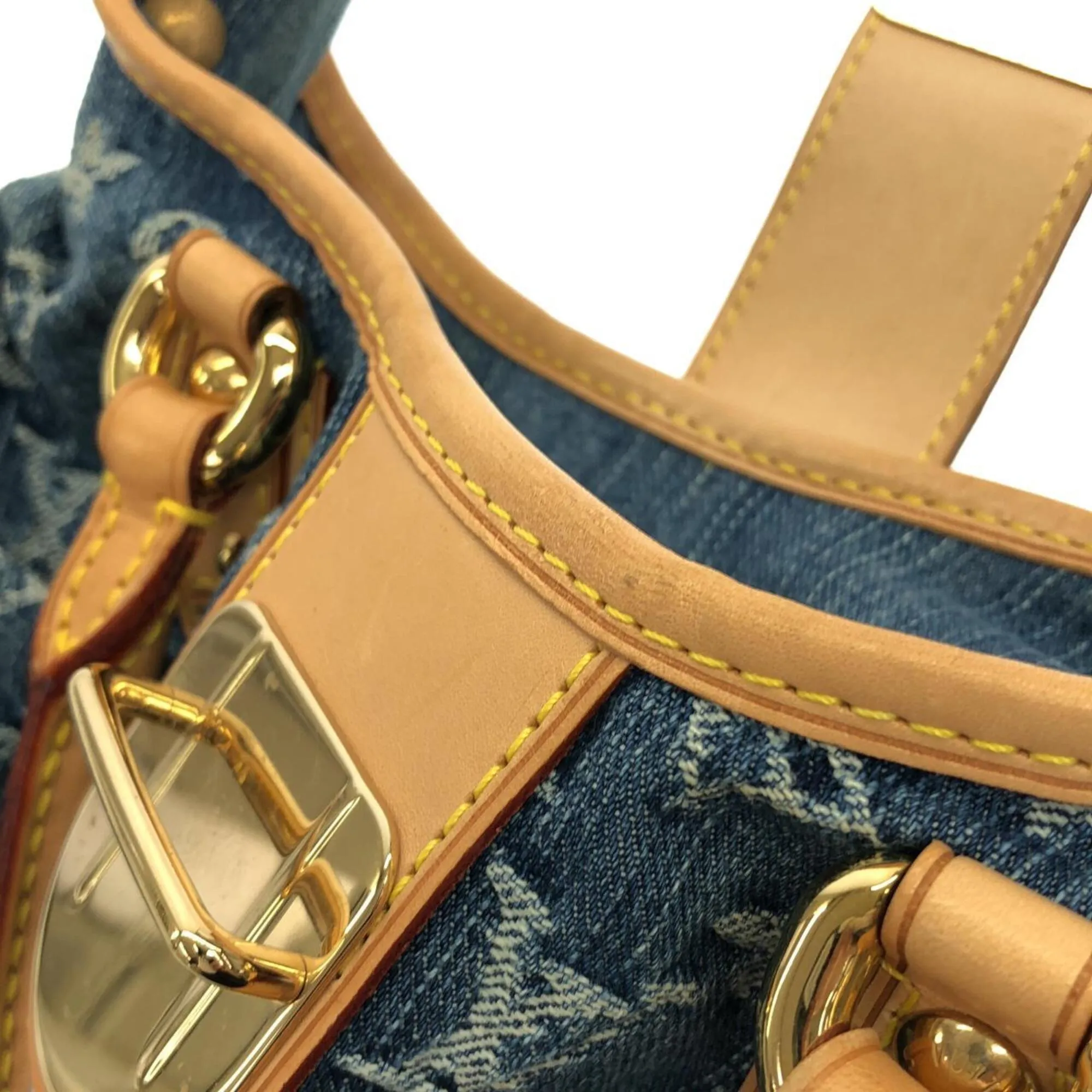 Monogram Denim Monogram Denim Handbag (Pre-Owned) - Louis Vuitton - Modalova