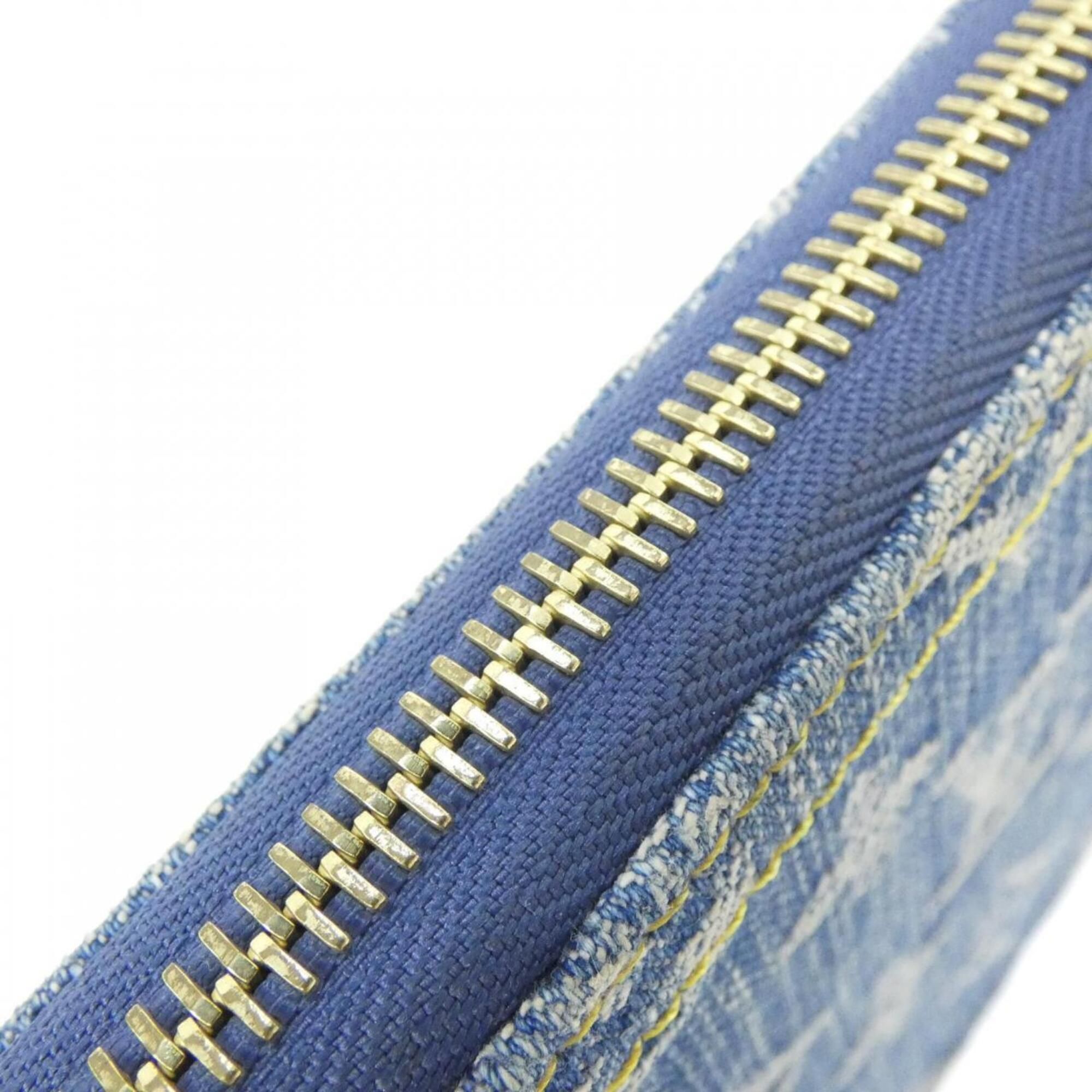 Denim Canvas Long Wallet (Bi-Fold) (Pre-Owned) - Louis Vuitton - Modalova
