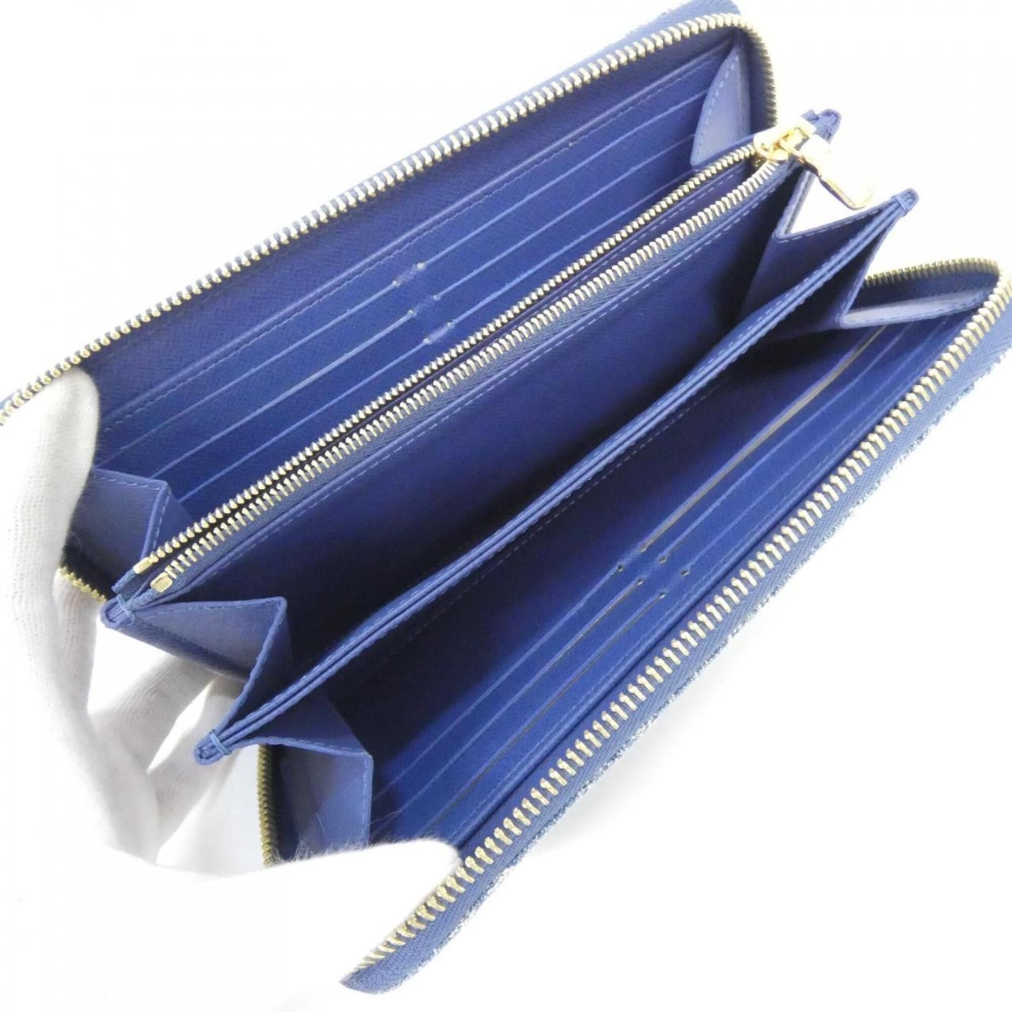 Denim Canvas Long Wallet (Bi-Fold) (Pre-Owned) - Louis Vuitton - Modalova