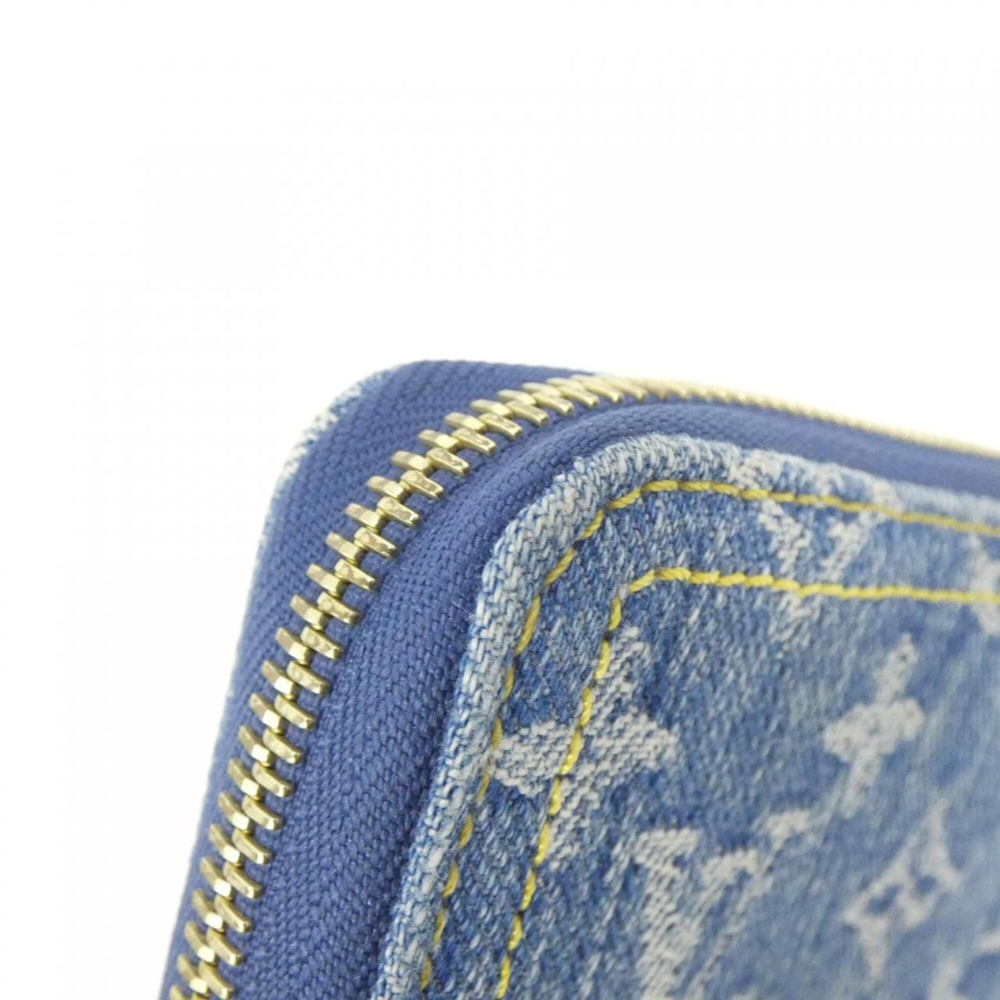 Denim Canvas Long Wallet (Bi-Fold) (Pre-Owned) - Louis Vuitton - Modalova