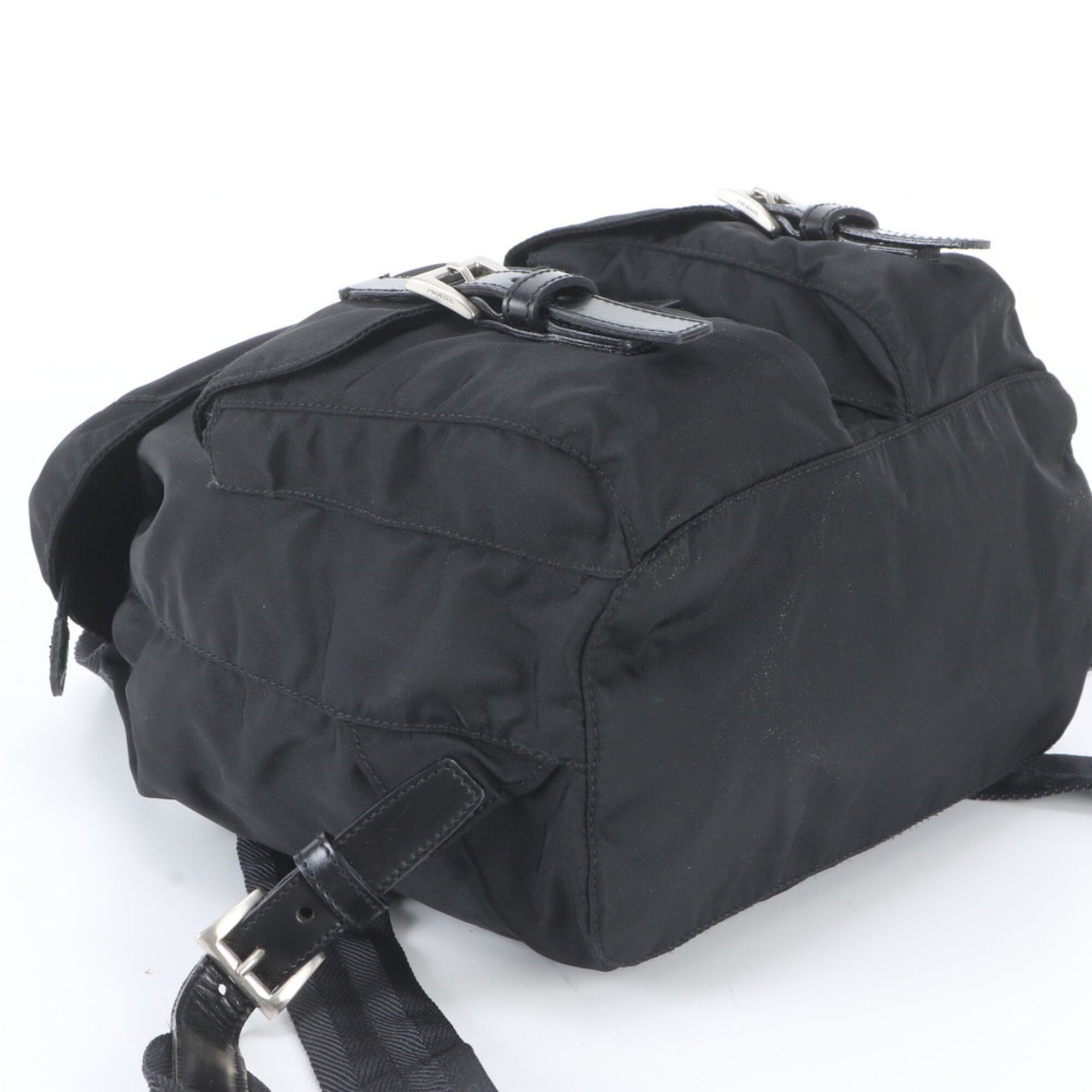 Nylon Leather Backpack (Pre-Owned) - Prada - Modalova
