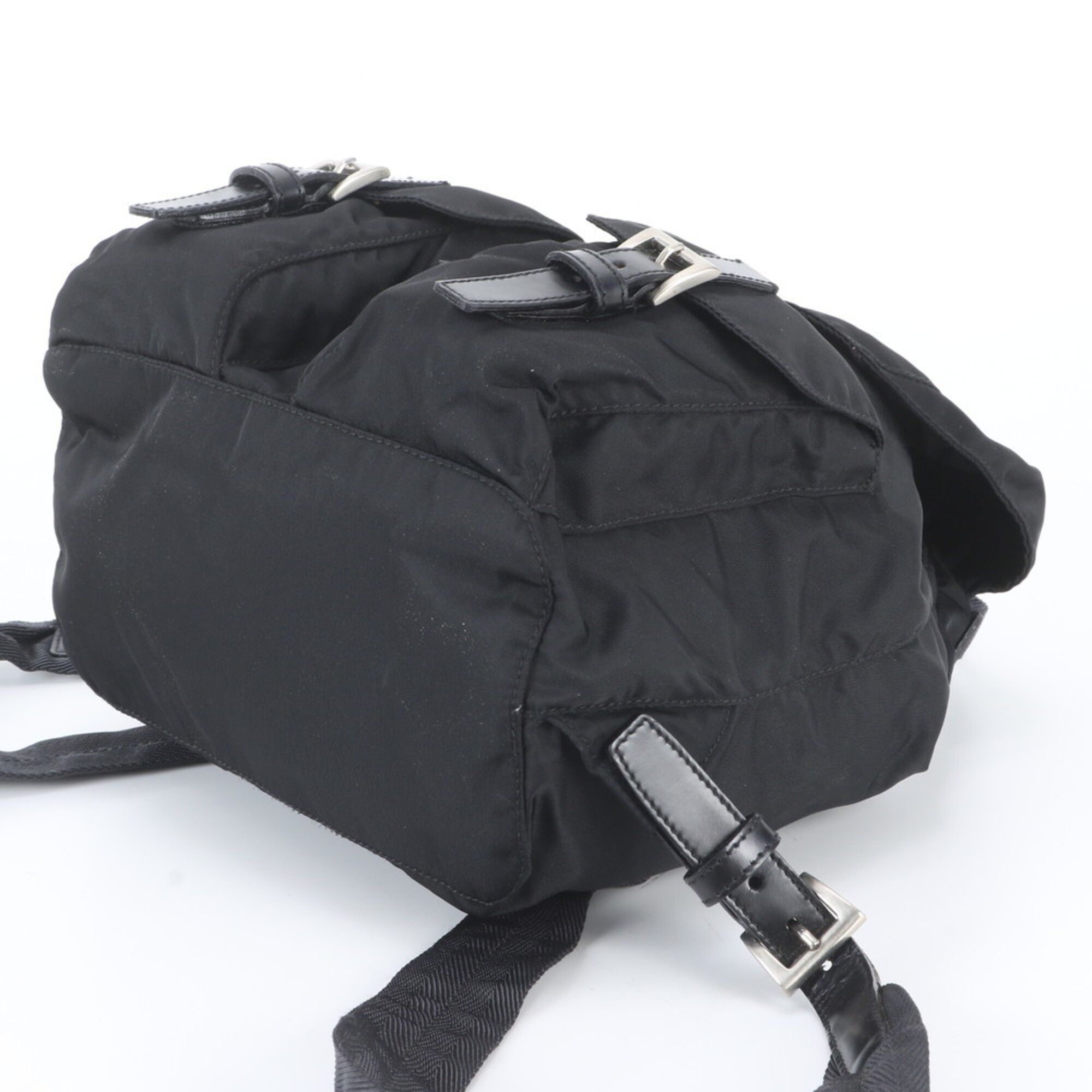 Nylon Leather Backpack (Pre-Owned) - Prada - Modalova