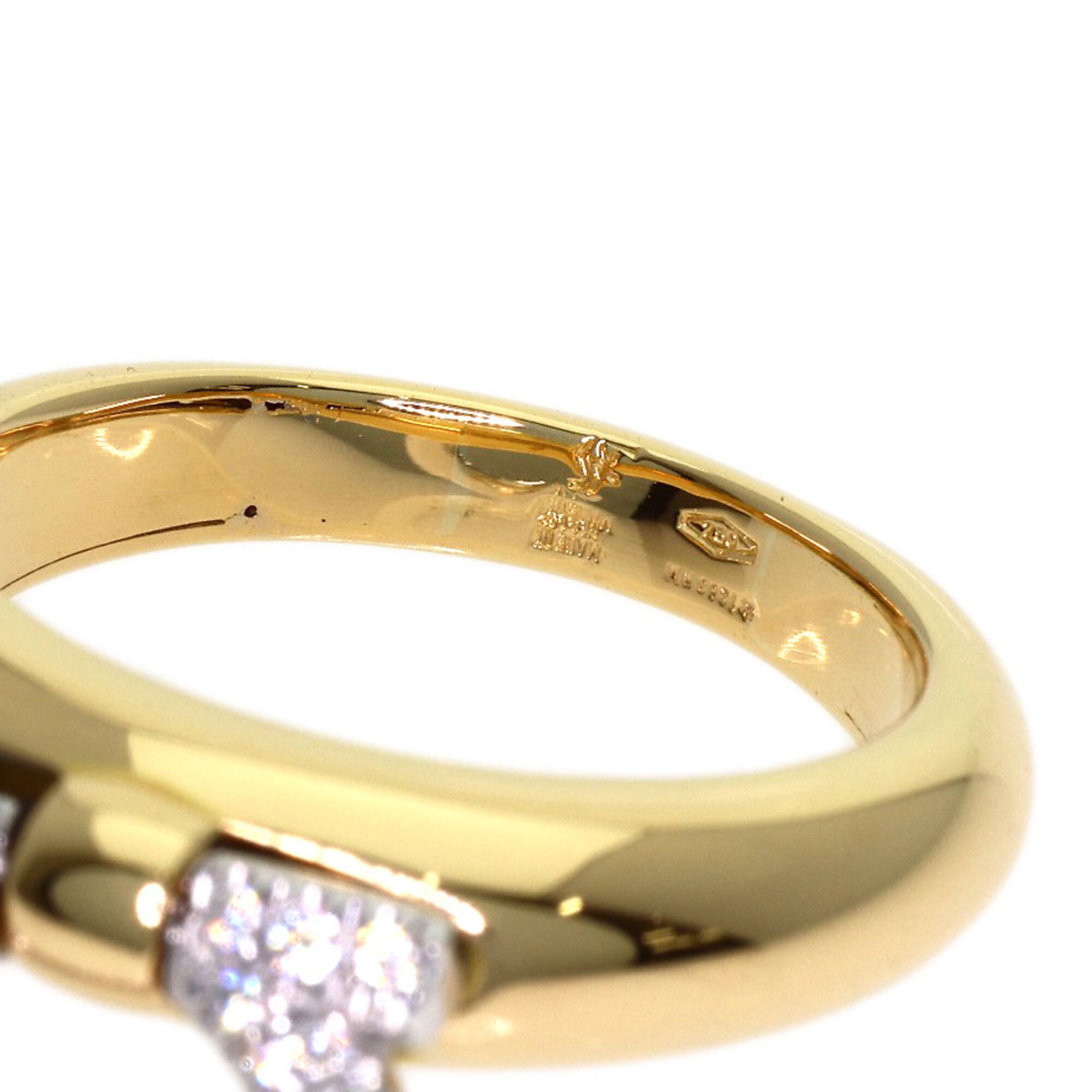 Yellow Gold (18K) Band Ring (Pre-Owned) - Salvatore Ferragamo - Modalova