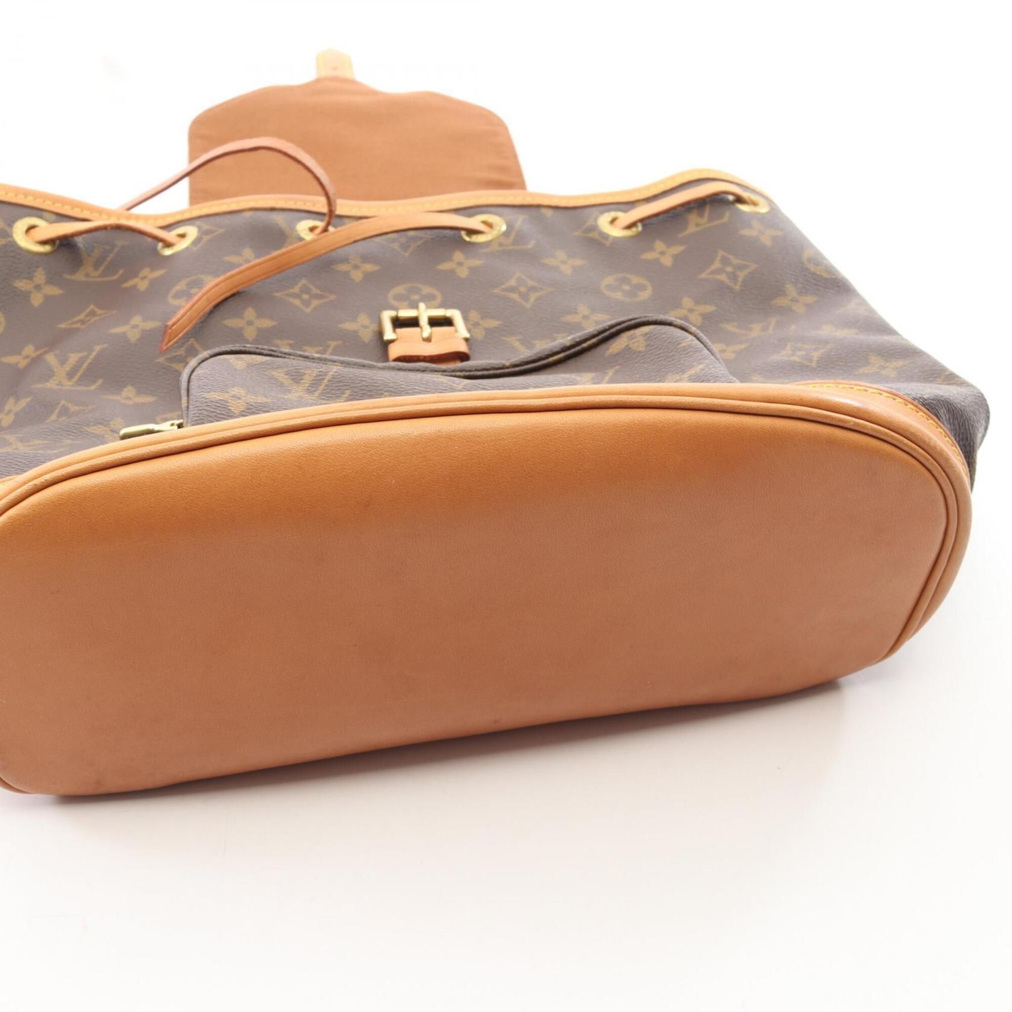 Coated Canvas Leather Backpack Handbag (Pre-Owned) - Louis Vuitton - Modalova