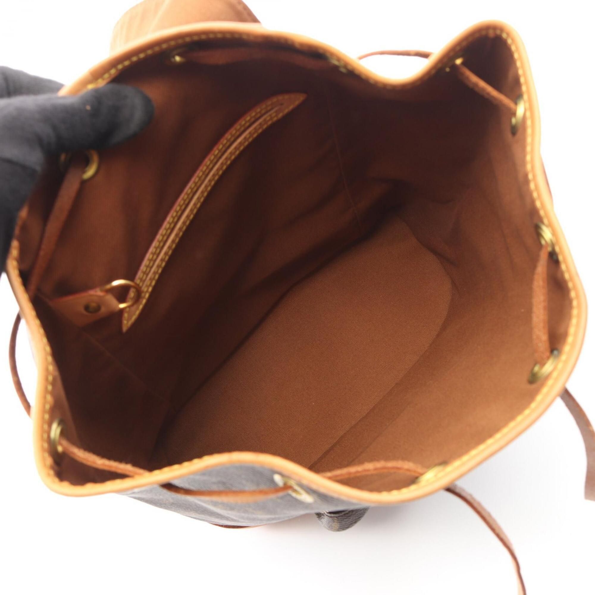 Coated Canvas Leather Backpack Handbag (Pre-Owned) - Louis Vuitton - Modalova