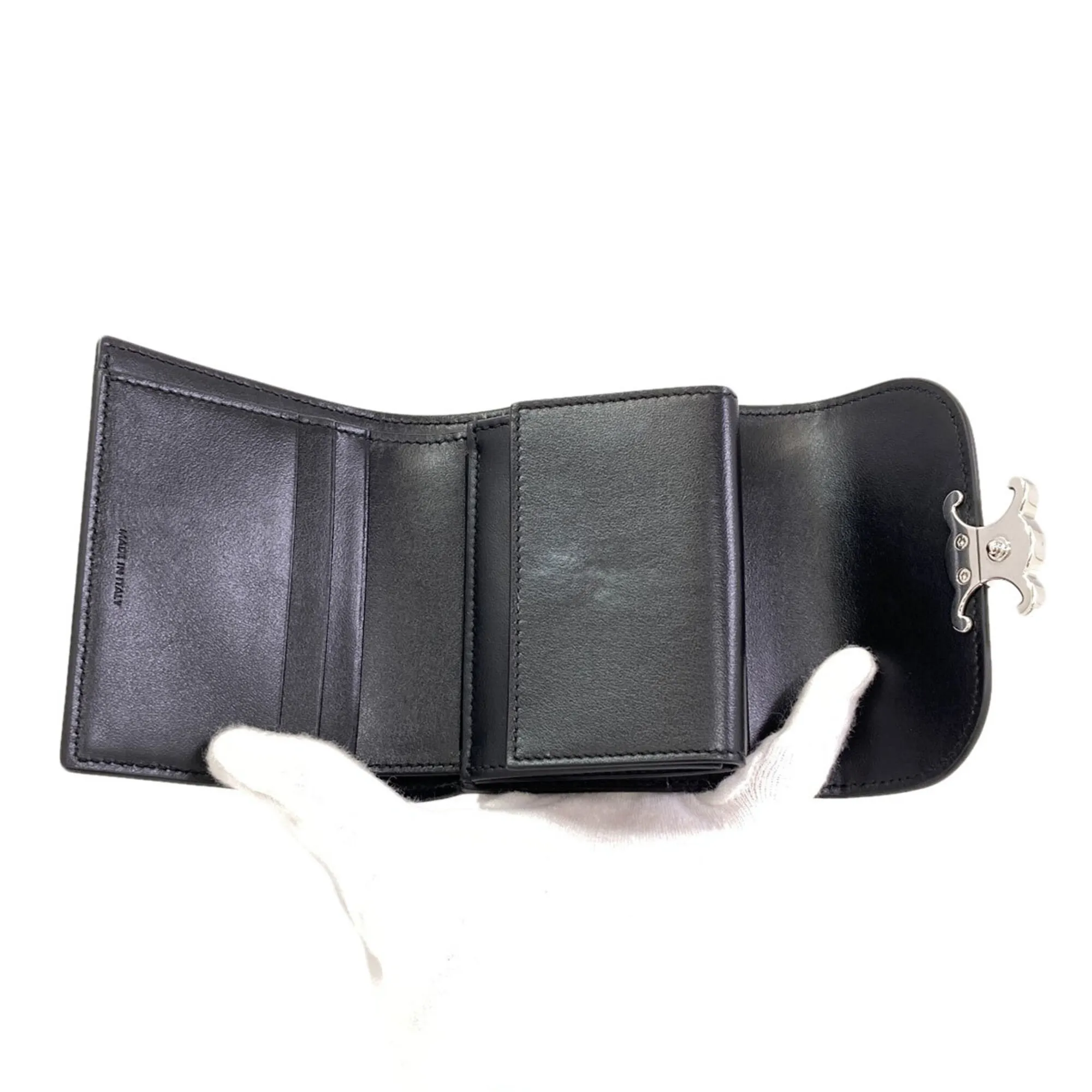 Leather Wallet (Tri-Fold) (Pre-Owned) - Celine - Modalova