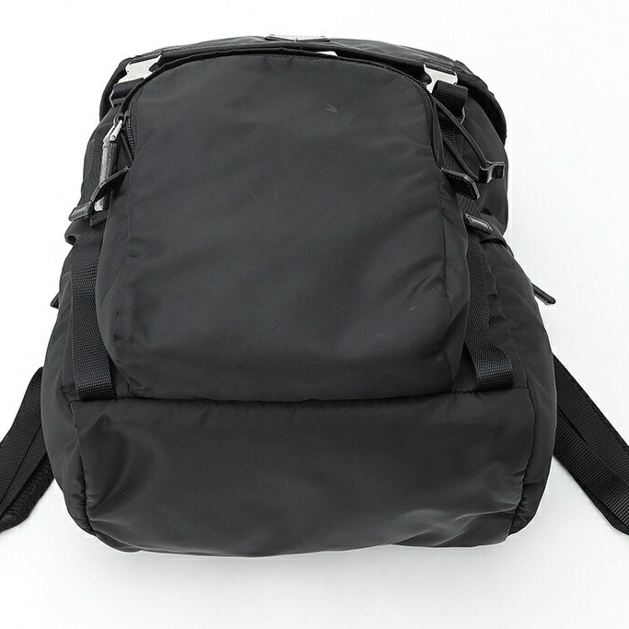 Nylon Fabric Leather Backpack (Pre-Owned) - Prada - Modalova