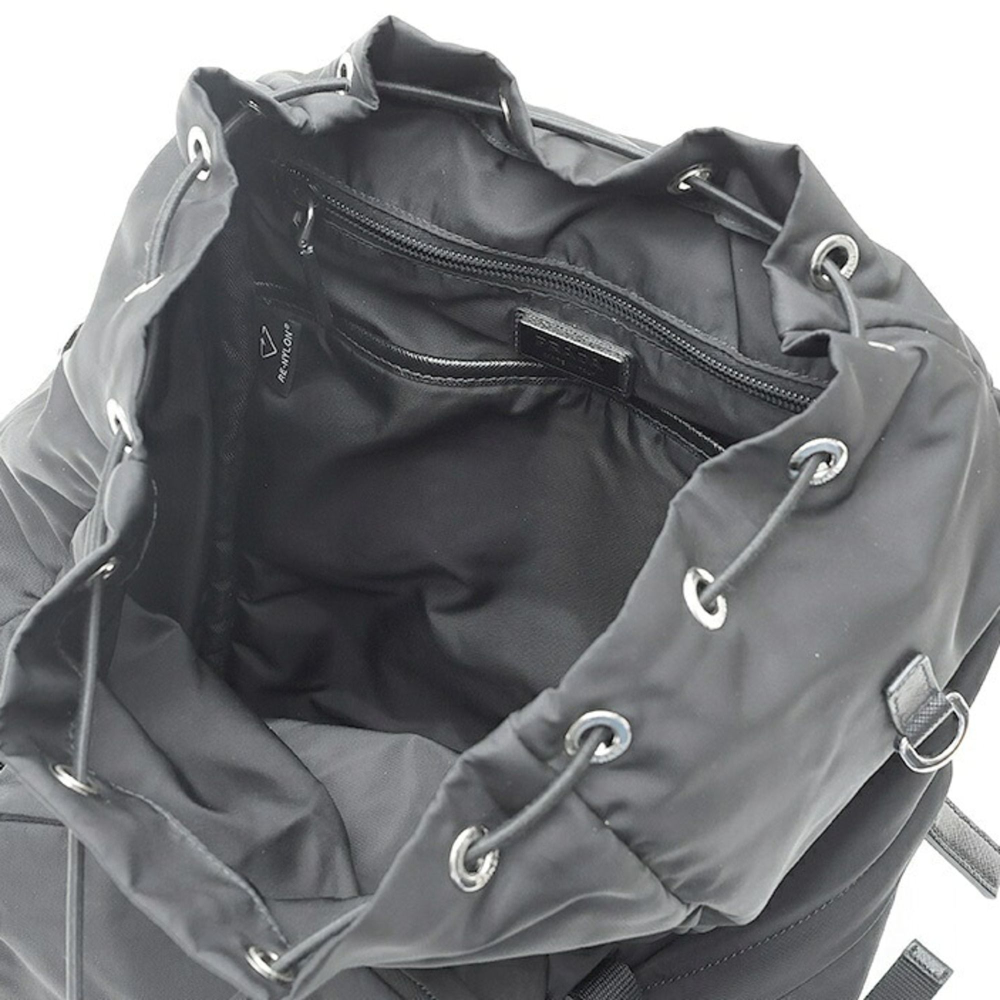 Nylon Fabric Leather Backpack (Pre-Owned) - Prada - Modalova