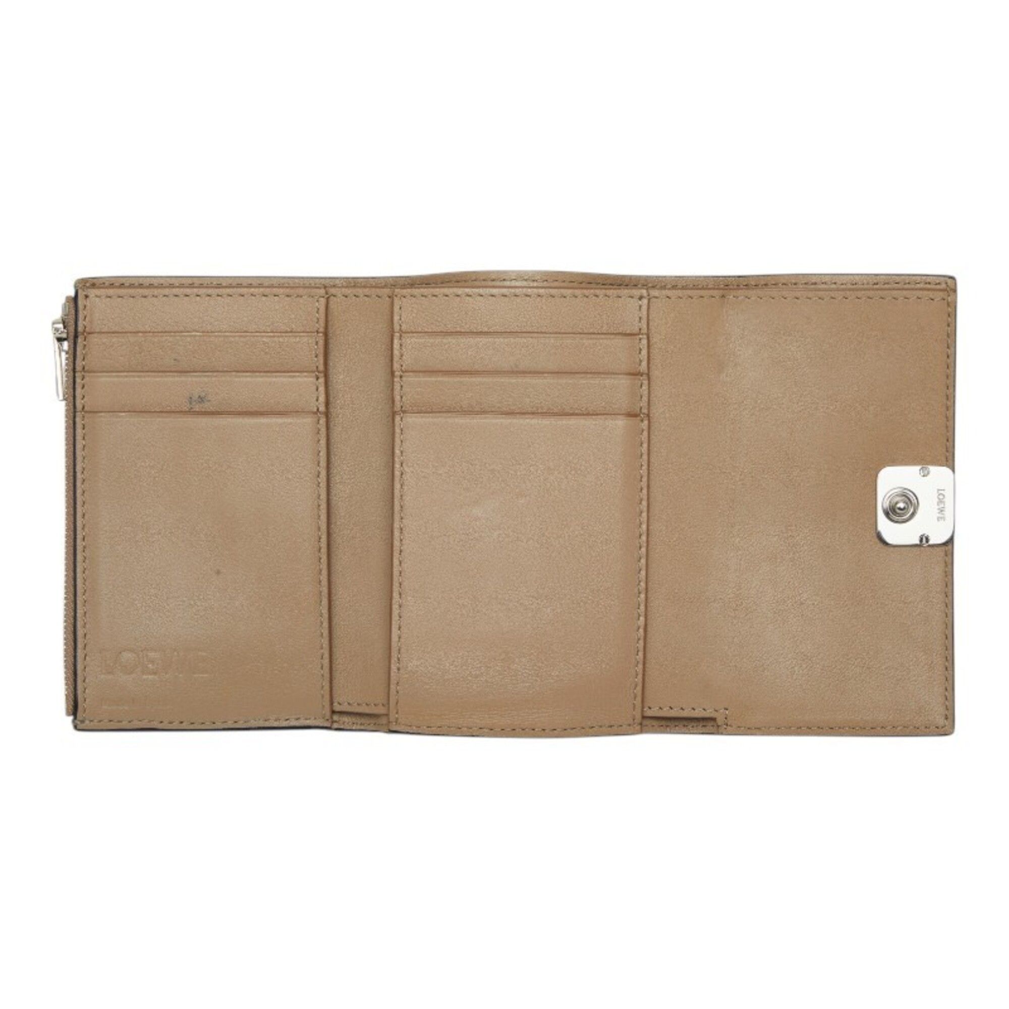 Leather Wallet (Tri-Fold) (Pre-Owned) - Loewe - Modalova