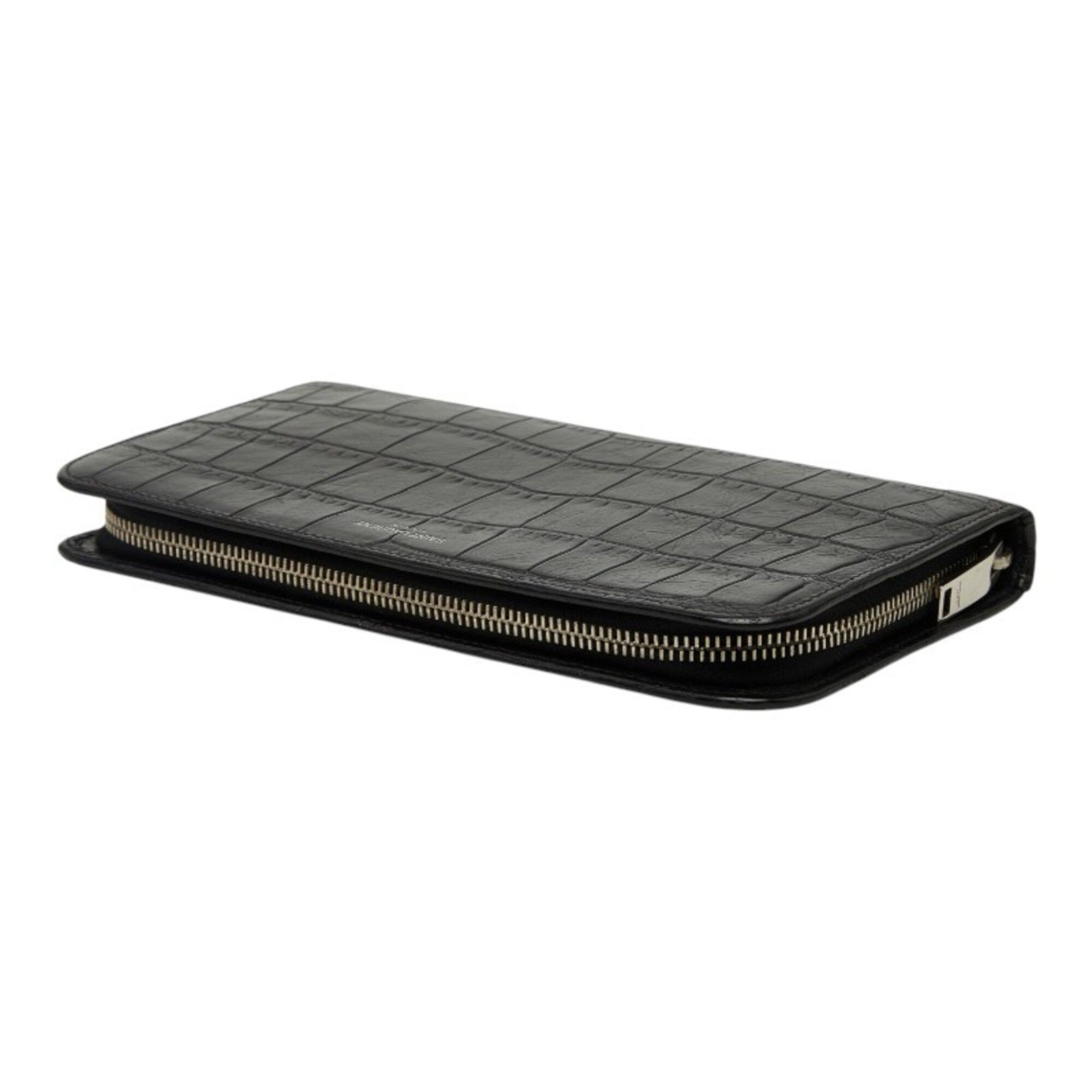 Leather Long Wallet (Bi-Fold) (Pre-Owned) - Saint Laurent - Modalova