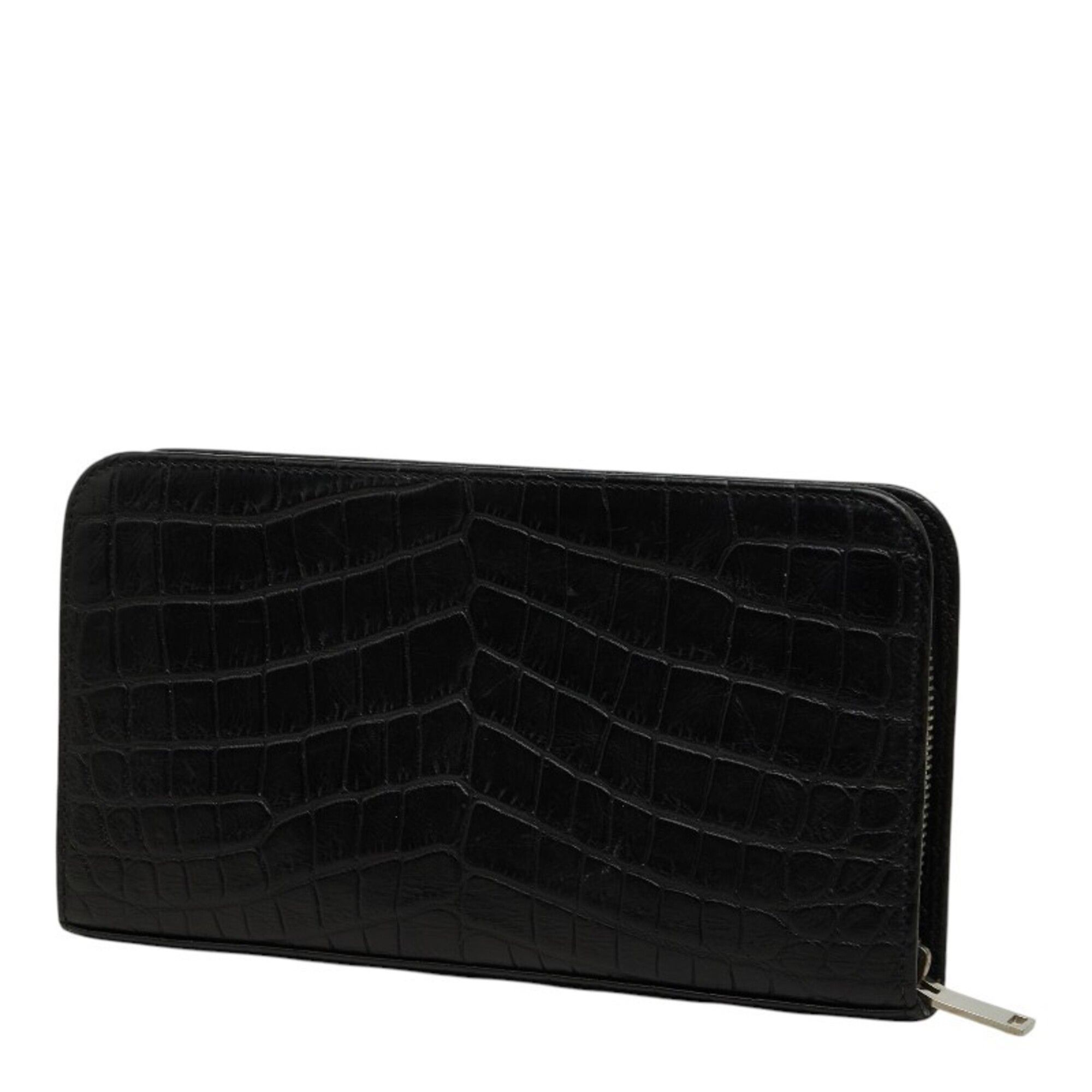 Leather Long Wallet (Bi-Fold) (Pre-Owned) - Saint Laurent - Modalova