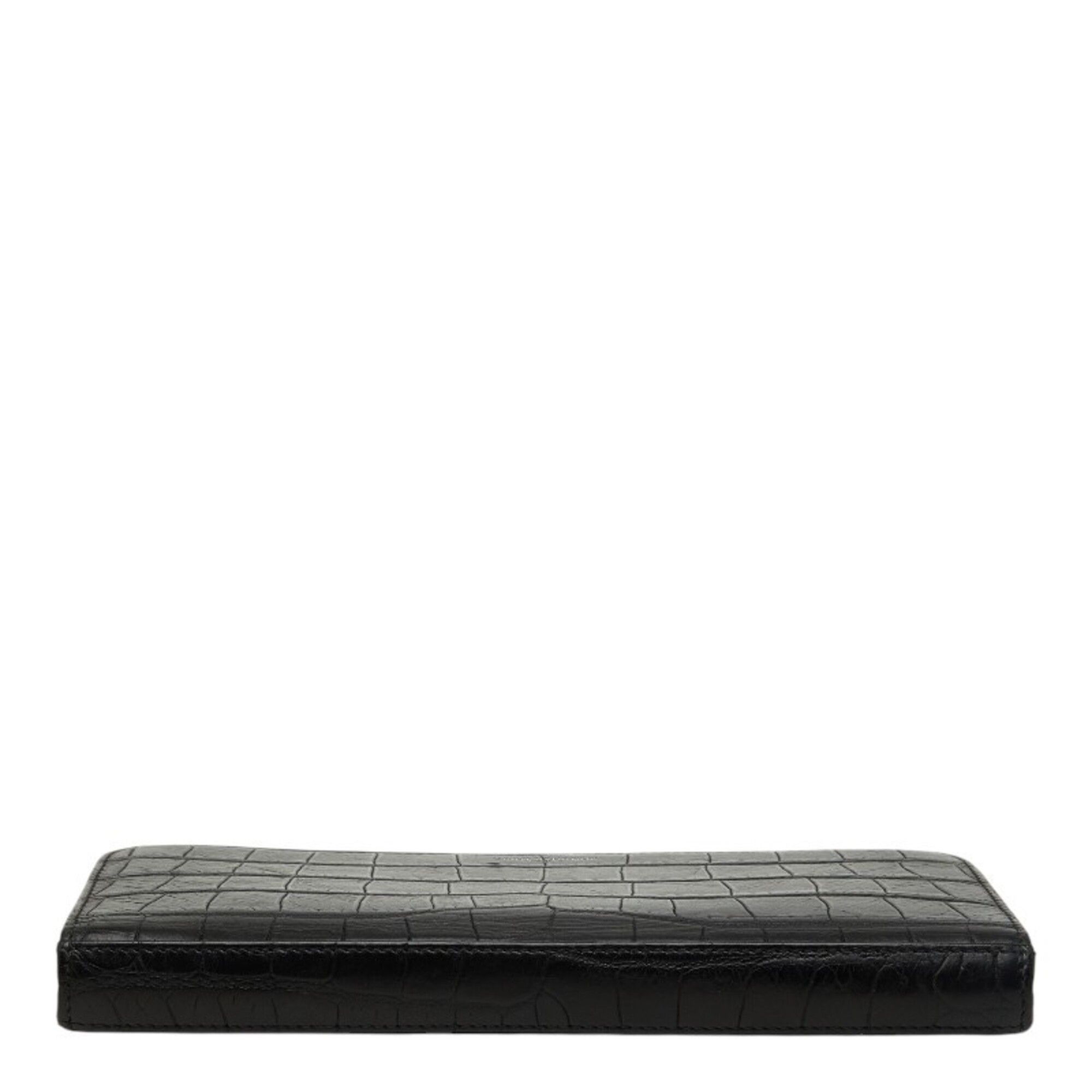 Leather Long Wallet (Bi-Fold) (Pre-Owned) - Saint Laurent - Modalova