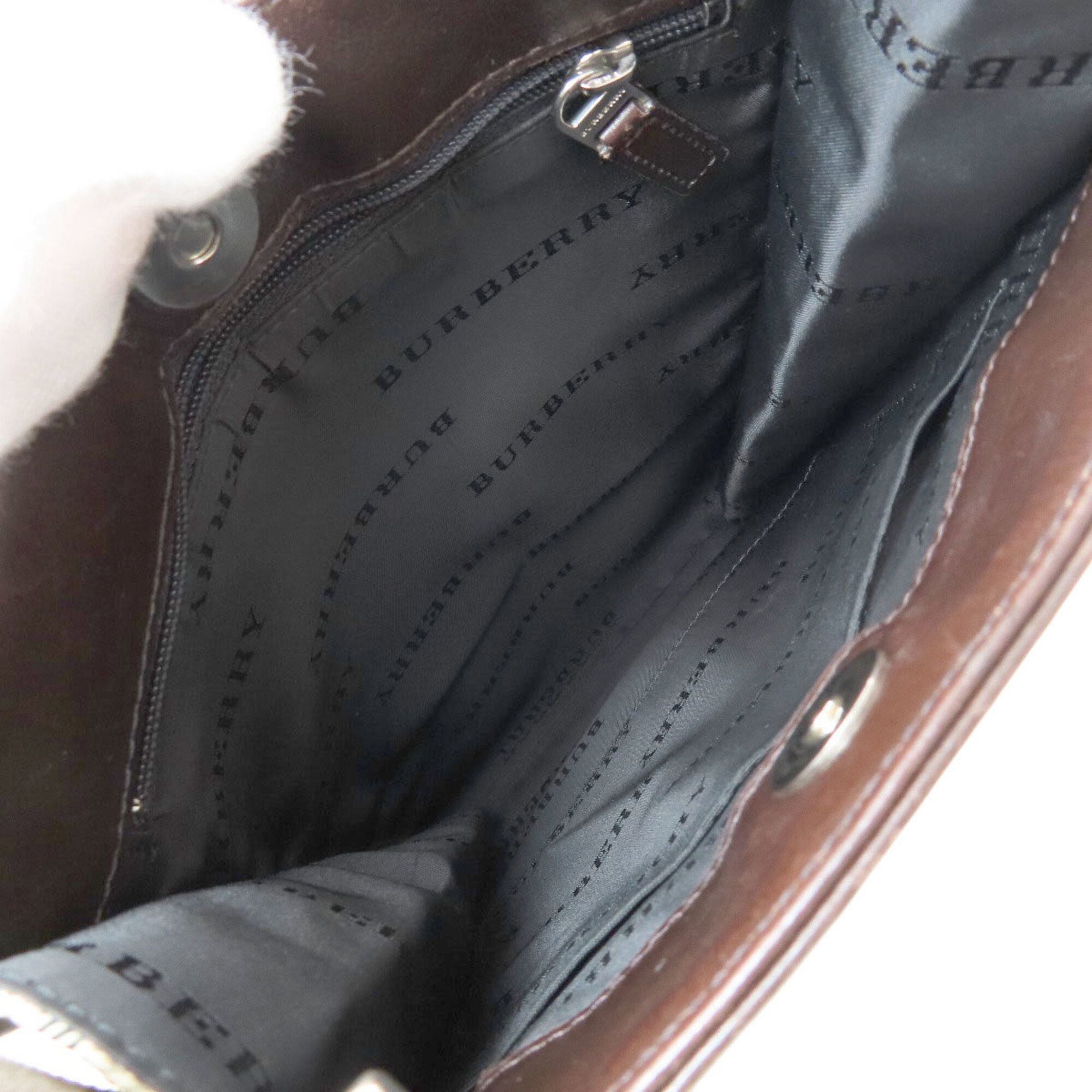Canvas Leather Shoulder Bag (Pre-Owned) - Burberry - Modalova