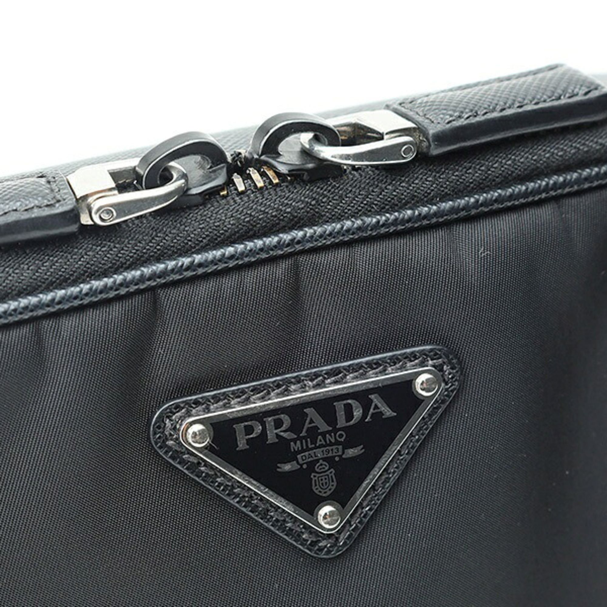 Nylon Leather Pouch Shoulder Bag (Pre-Owned) - Prada - Modalova