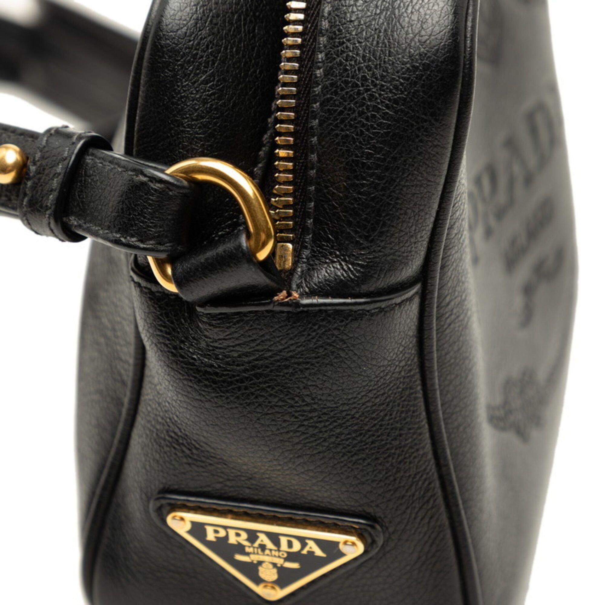 Leather Shoulder Bag (Pre-Owned) - Prada - Modalova