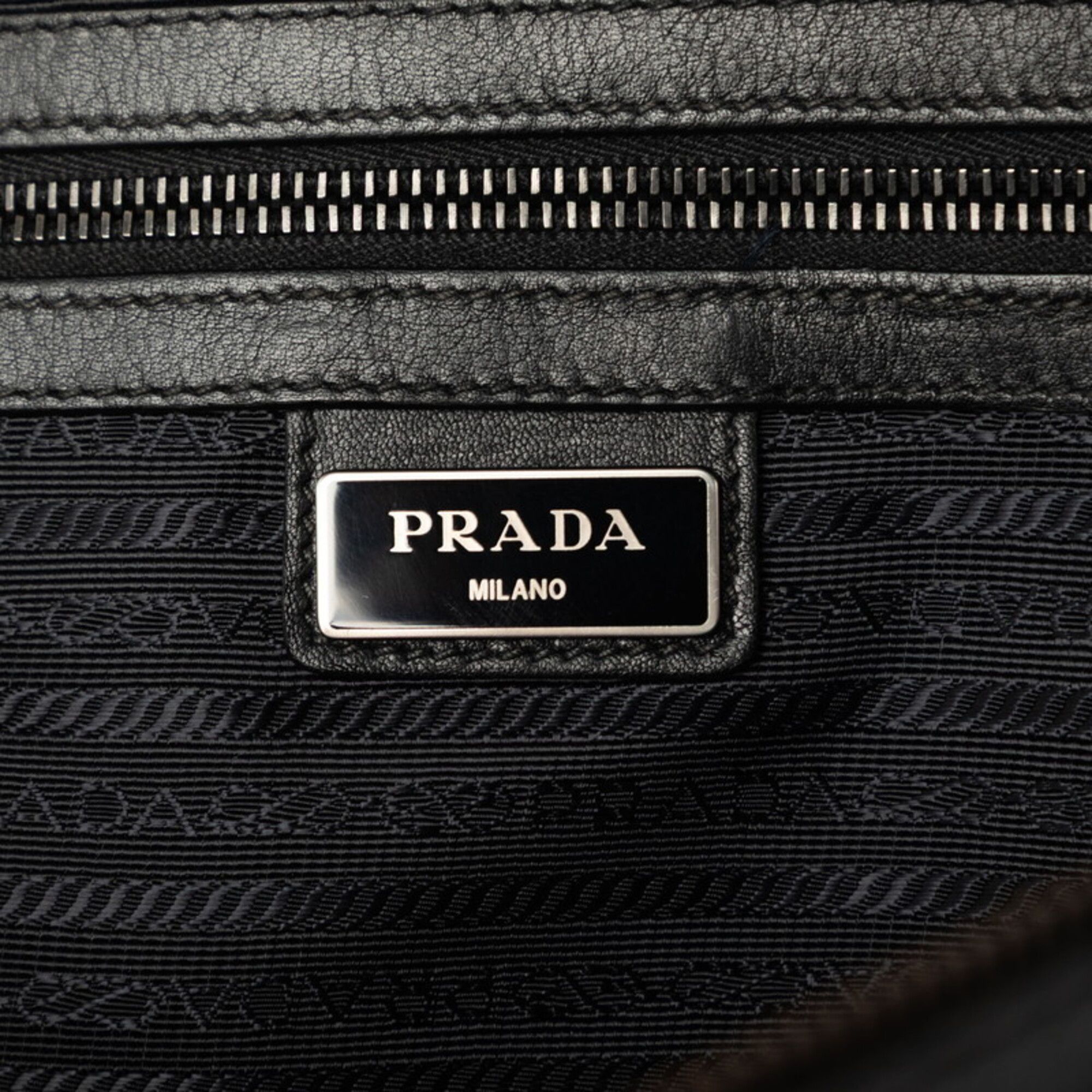 Leather Messenger Bag (Pre-Owned) - Prada - Modalova