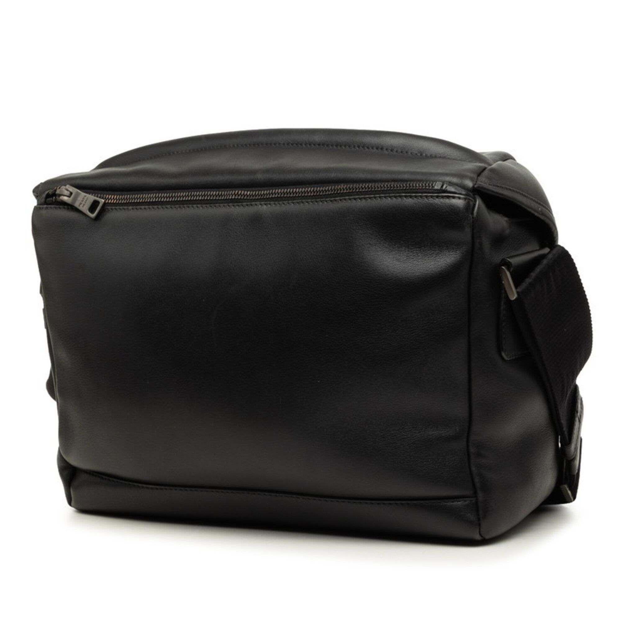 Leather Messenger Bag (Pre-Owned) - Prada - Modalova