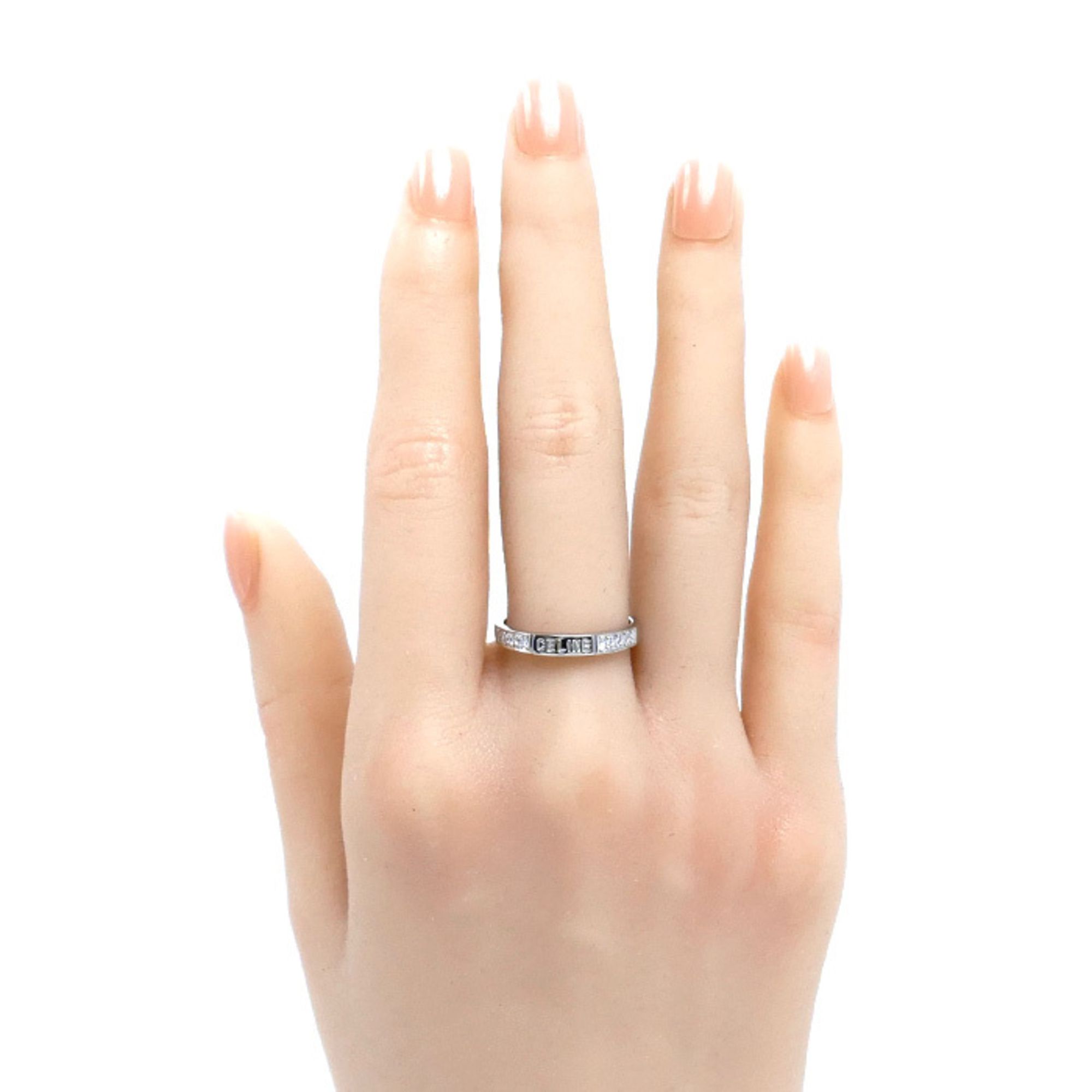 Platinum 900 Band Ring (Pre-Owned) - Celine - Modalova