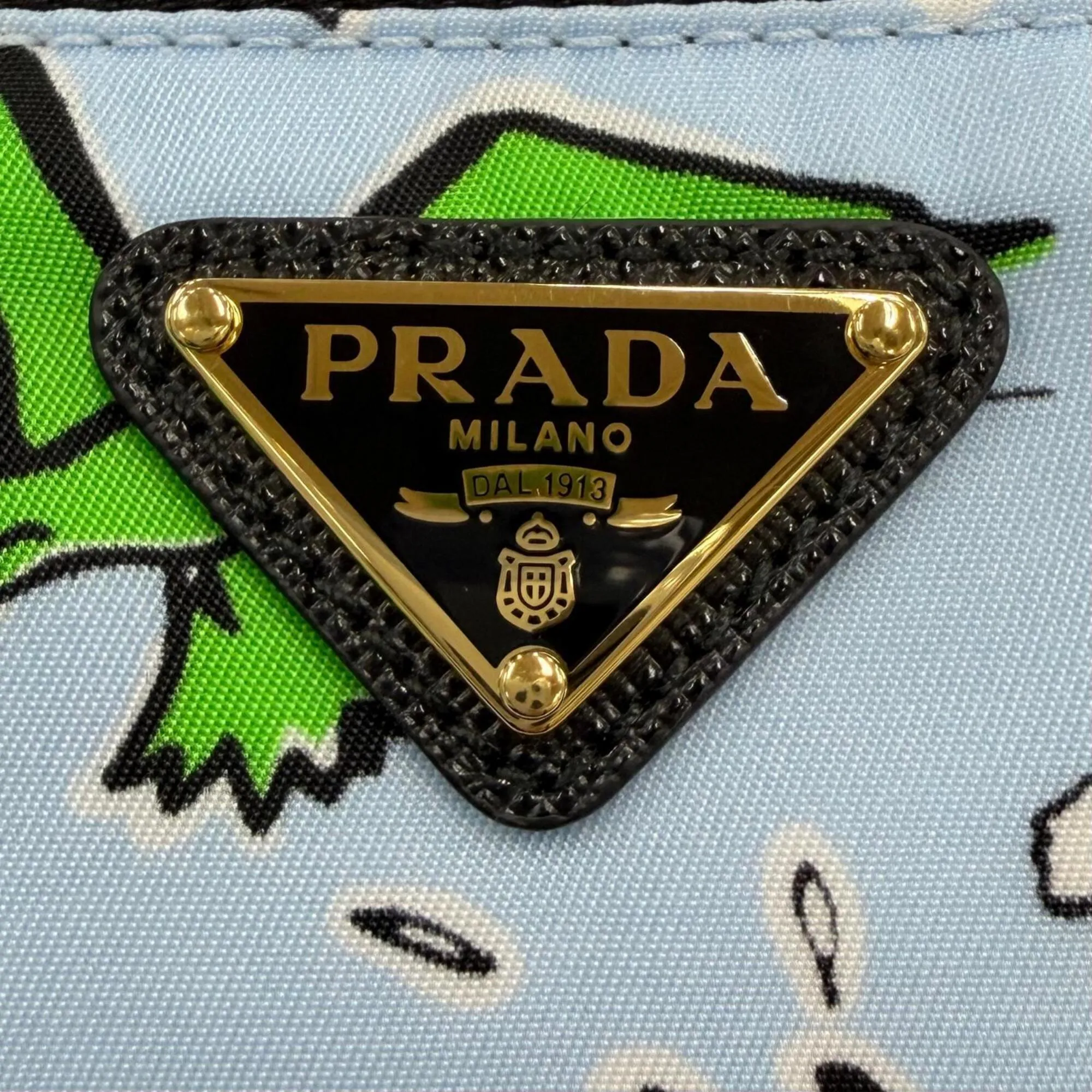 Prada Blue Nylon Pouch (Pre-Owned) - Prada - Modalova