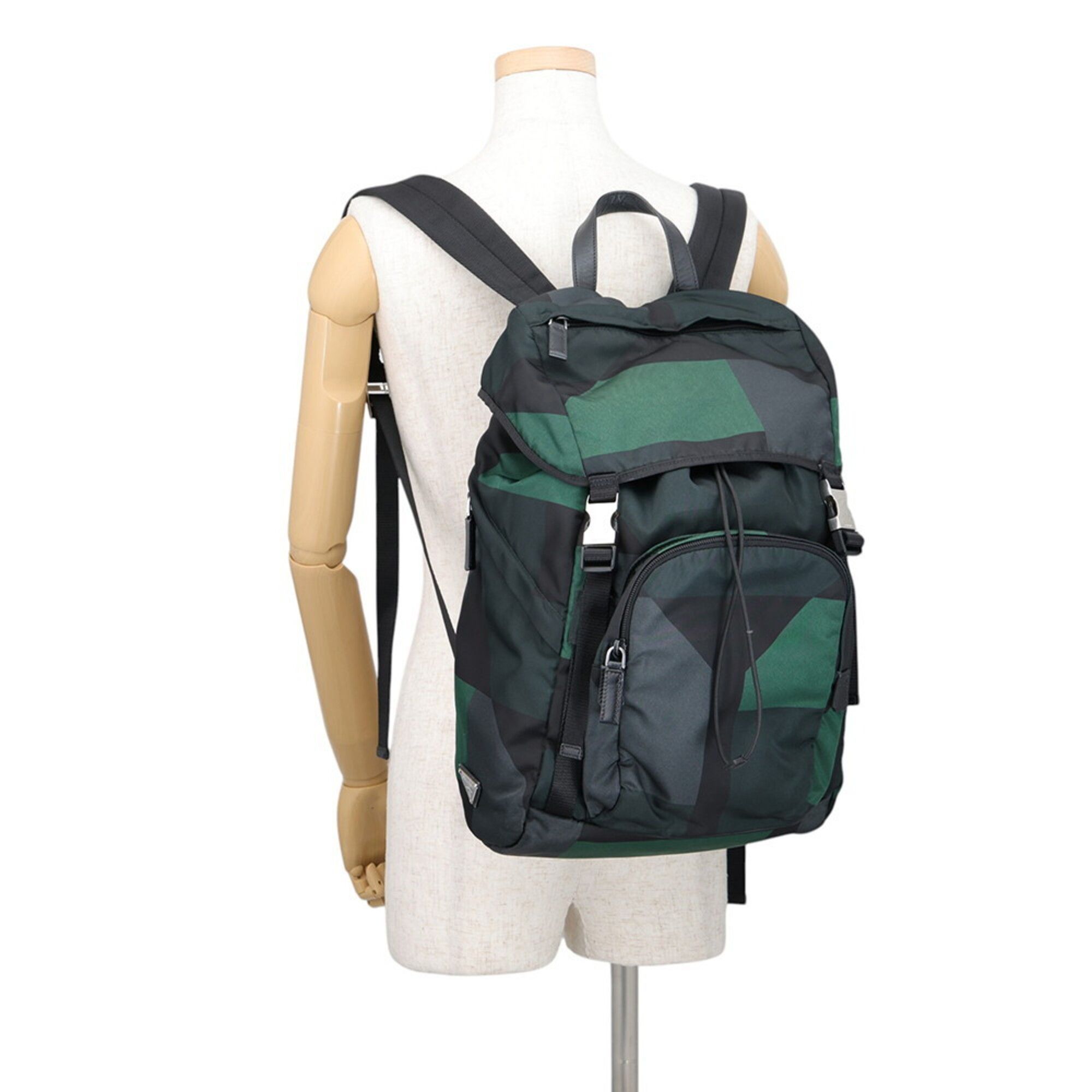 Nylon Leather Backpack (Pre-Owned) - Prada - Modalova